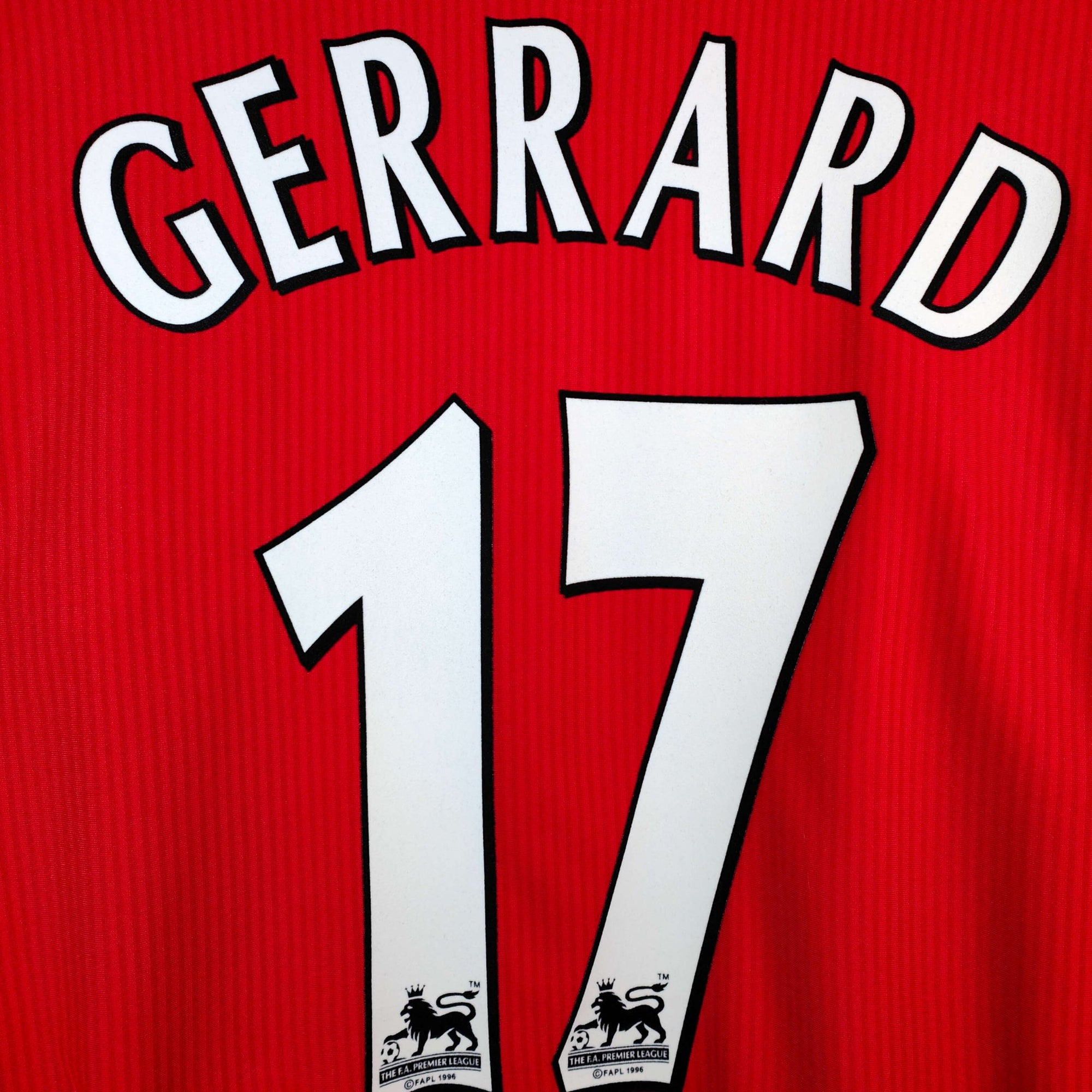 2002 - 04 Liverpool Home Shirt Gerrard 17 - 8/10 - (M) - Eternal Pitch