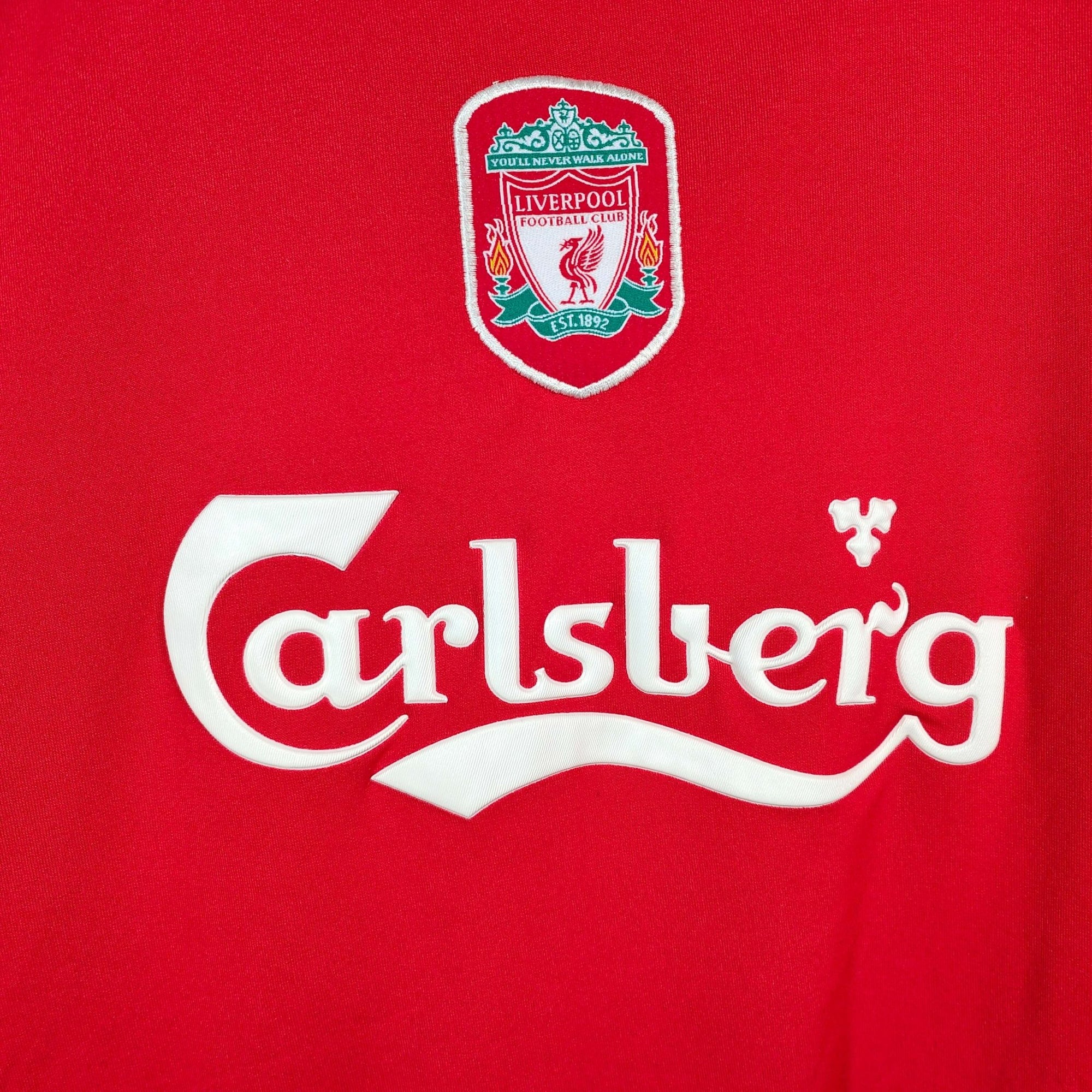 2002 - 04 Liverpool Home Shirt Henchoz 2 - 9/10 - (M) - Eternal Pitch
