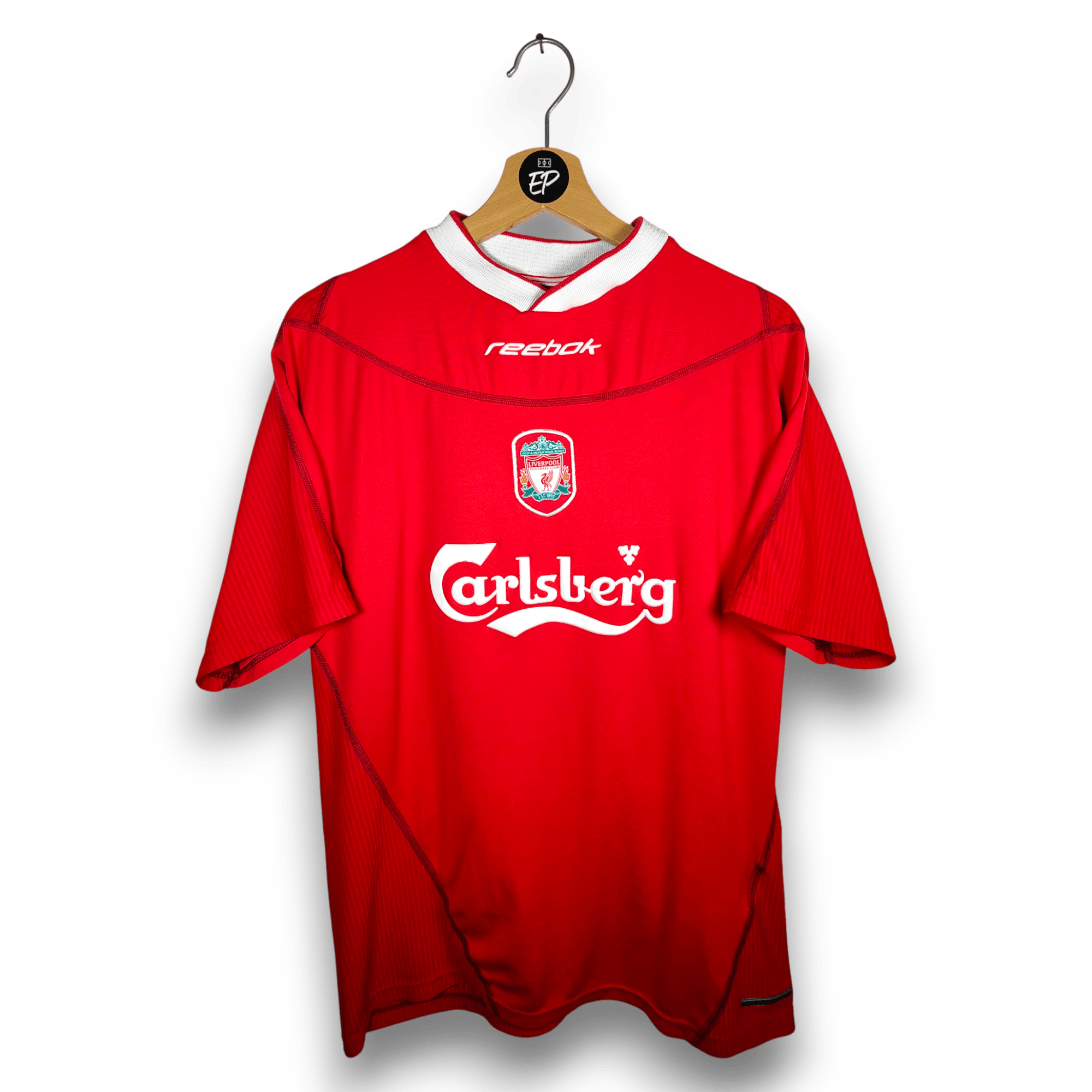 2002 - 04 Liverpool Home Shirt Henchoz 2 - 9/10 - (M) - Eternal Pitch