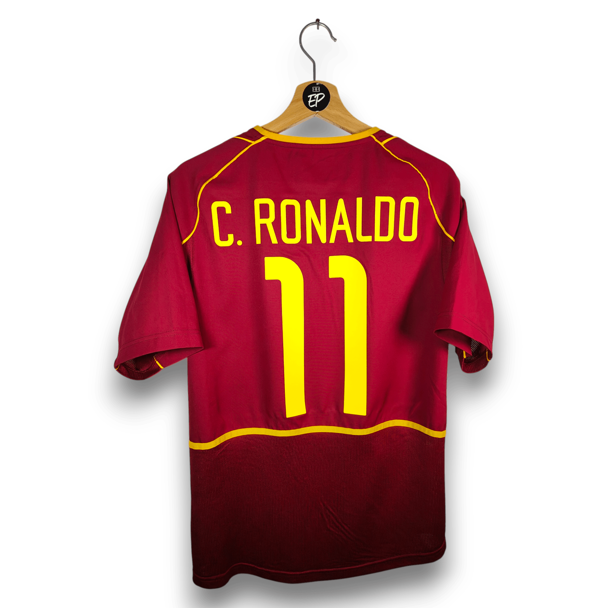 2002 - 04 Portugal Home Shirt Ronaldo 11 - 9/10 - (S) - Eternal Pitch