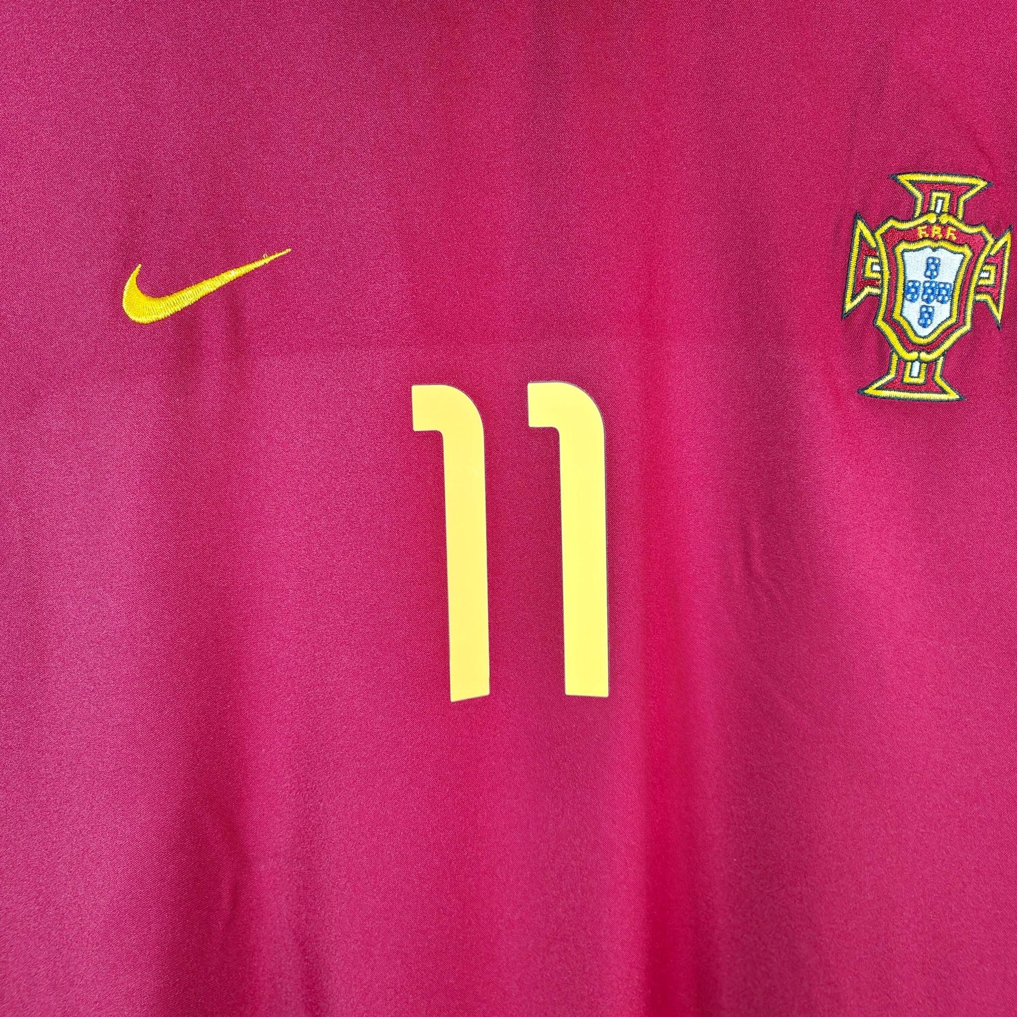 2002 - 04 Portugal Home Shirt Ronaldo 11 - 9.5/10 - (XXL) - Eternal Pitch