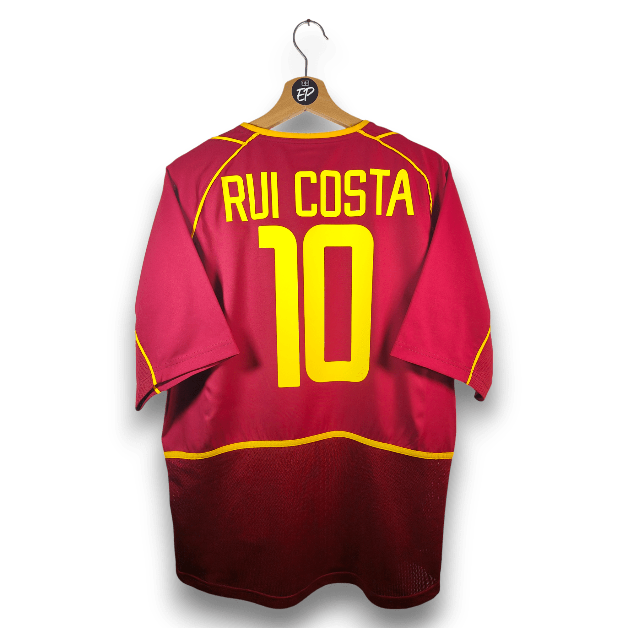 2002 - 04 Portugal Home Shirt Rui Costa 10 - 9/10 - (M) - Eternal Pitch