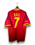 2002 - 04 Spain Home Shirt Raul 7 - 8.5/10 - (L) - Eternal Pitch