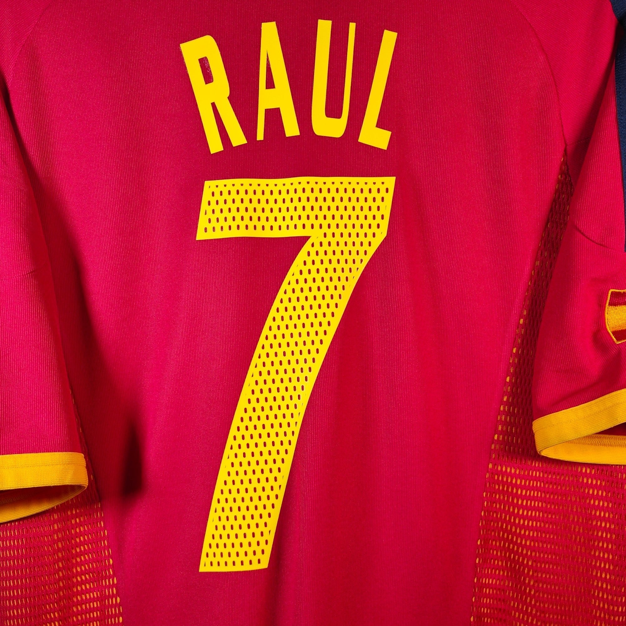 2002 - 04 Spain Home Shirt Raul 7 - 8.5/10 - (L) - Eternal Pitch