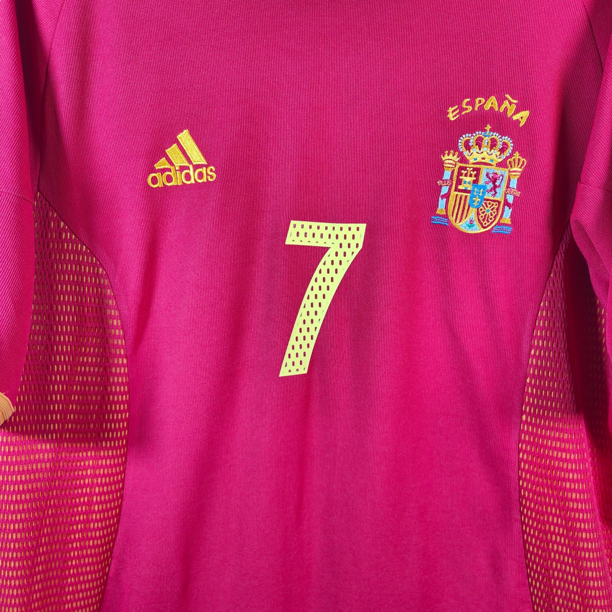 2002 - 04 Spain Home Shirt Raul 7 - 8.5/10 - (L) - Eternal Pitch
