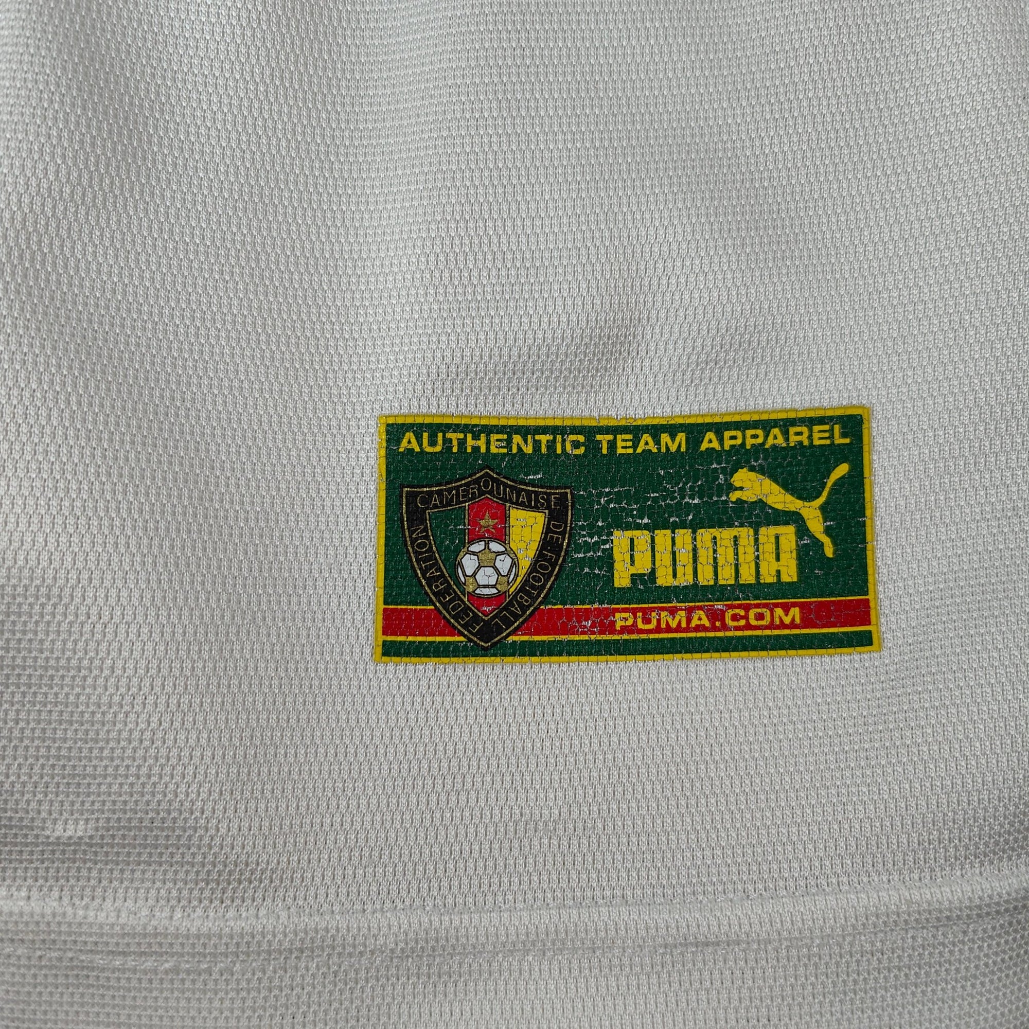 2002 Cameroon Away Shirt Eto&#39;o 9 - 8.5/10 - (L) - Eternal Pitch