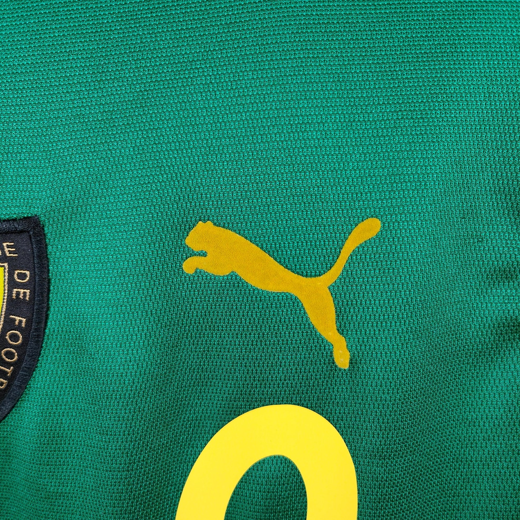 2002 Cameroon Home Shirt Eto'o 9 - 8.5/10 - (L) - Eternal Pitch
