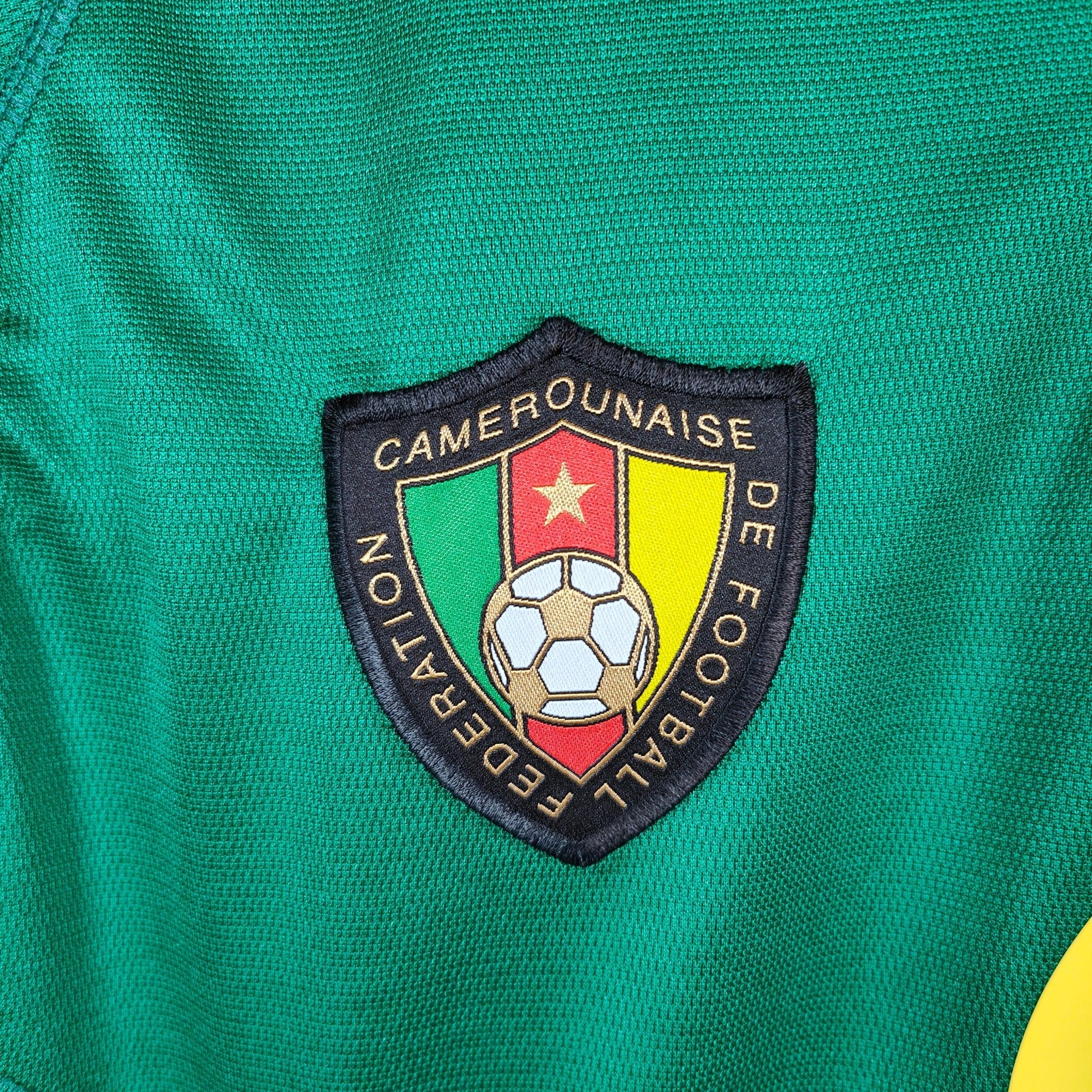 2002 Cameroon Home Shirt Eto'o 9 - 8.5/10 - (L) - Eternal Pitch