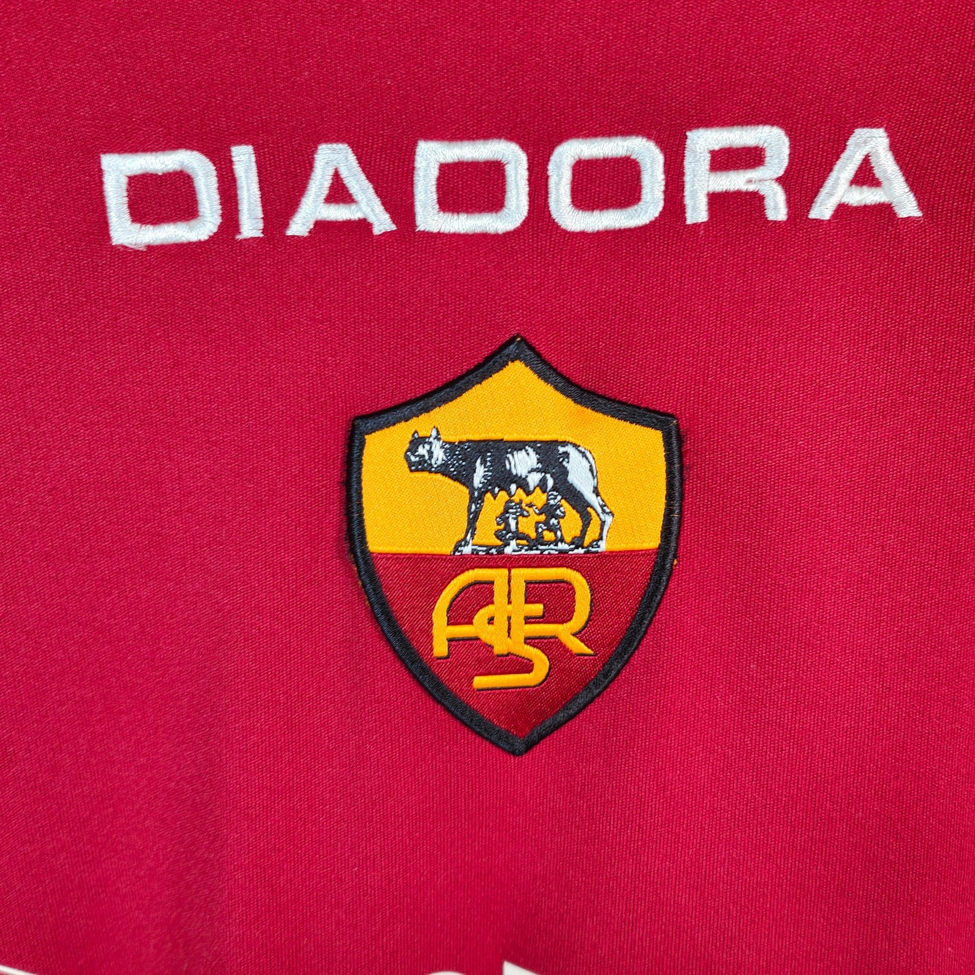 2003 - 04 AS Roma Home Shirt Totti 10 - 8/10 - (XL) - Eternal Pitch