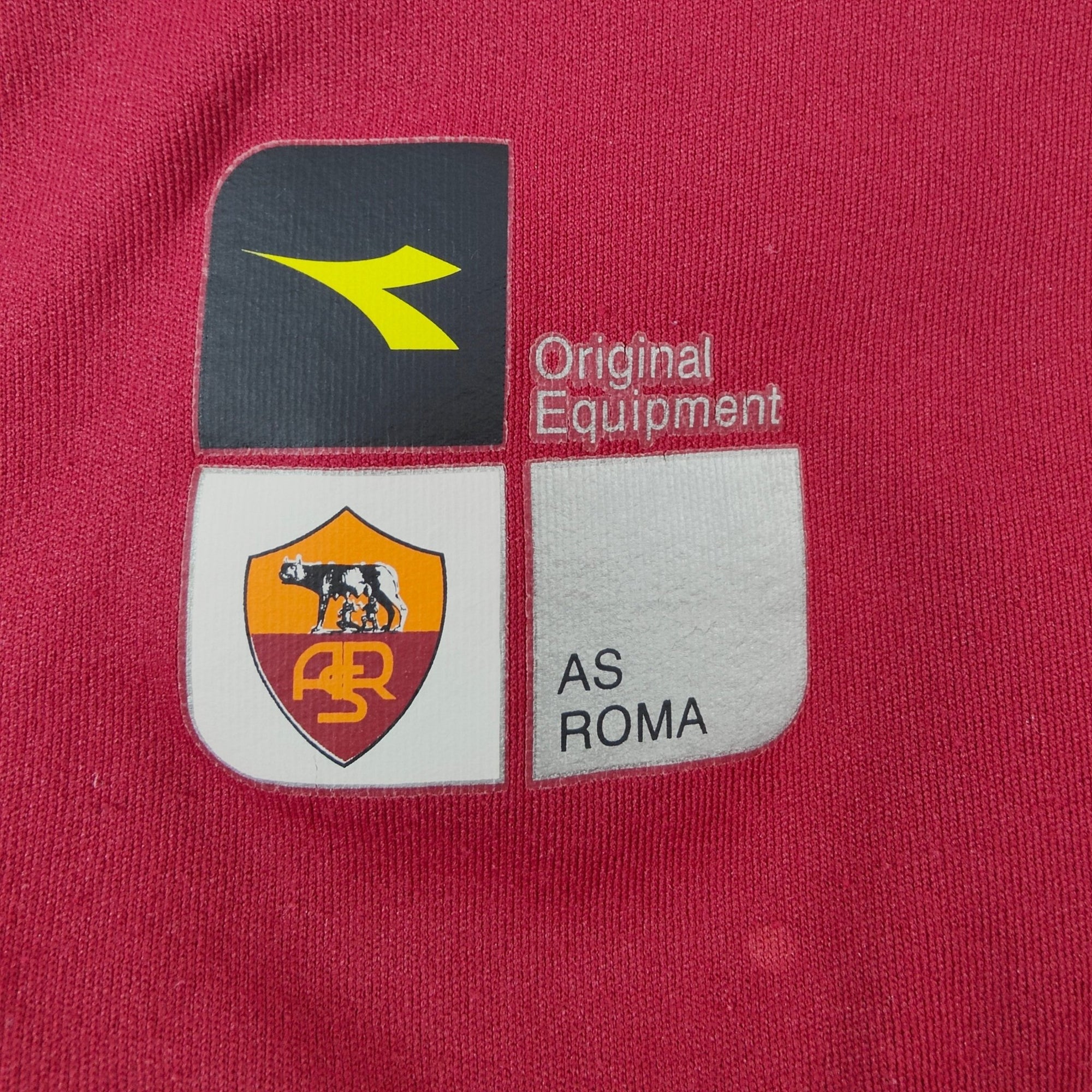 2003 - 04 AS Roma Home Shirt Totti 10 - 8/10 - (XL) - Eternal Pitch