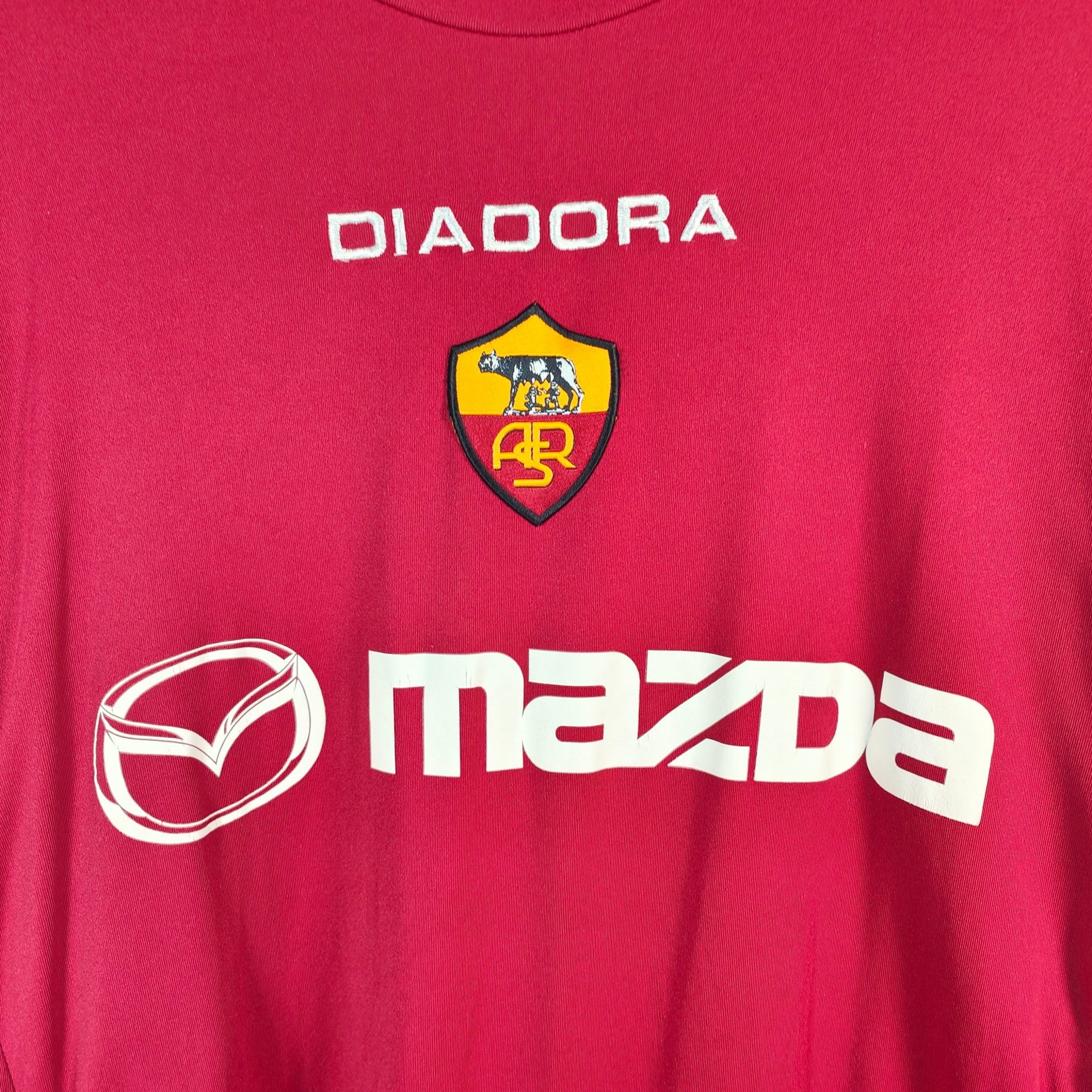 2003 - 04 AS Roma Home Shirt Totti 10 - 8/10 - (XL) - Eternal Pitch