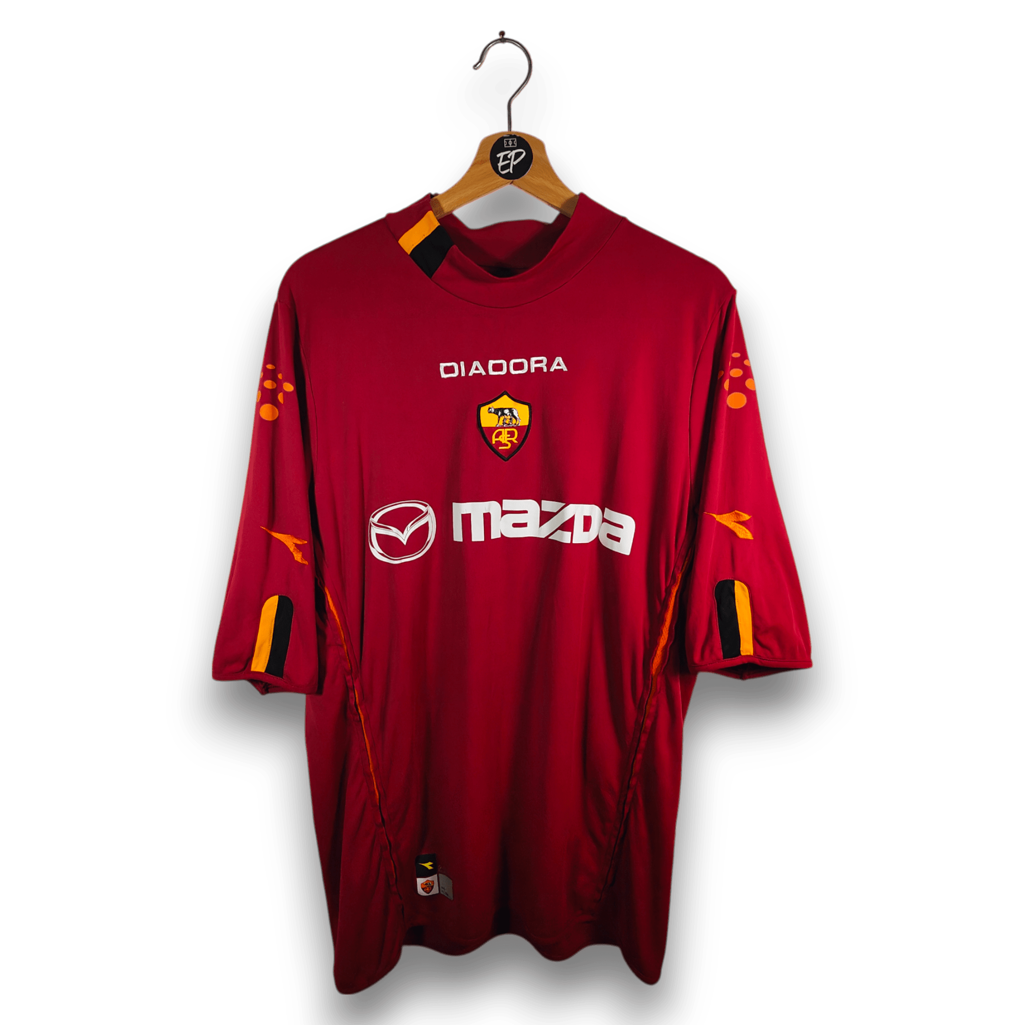 2003 - 04 AS Roma Home Shirt Totti 10 - 8/10 - (XL) - Eternal Pitch