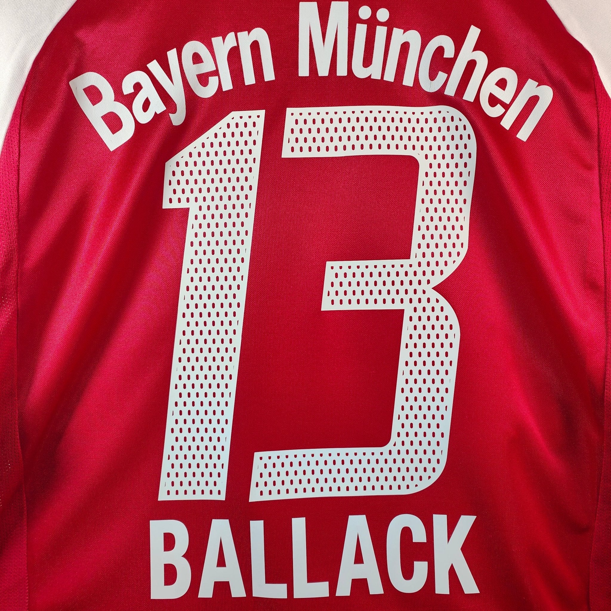 2003-04 Bayern Munich Home Shirt Ballack #13 - 7/10 - (M