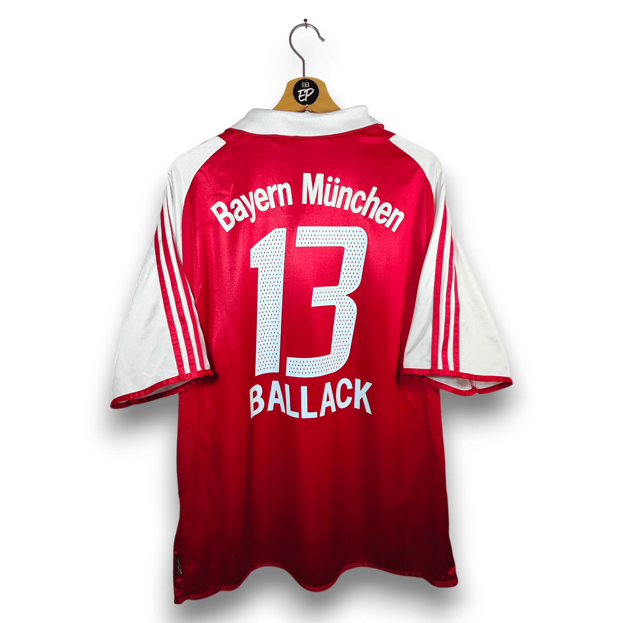 2003 - 04 Bayern Munich Home Shirt Ballack 13 - 8.5/10 - (XL) - Eternal Pitch