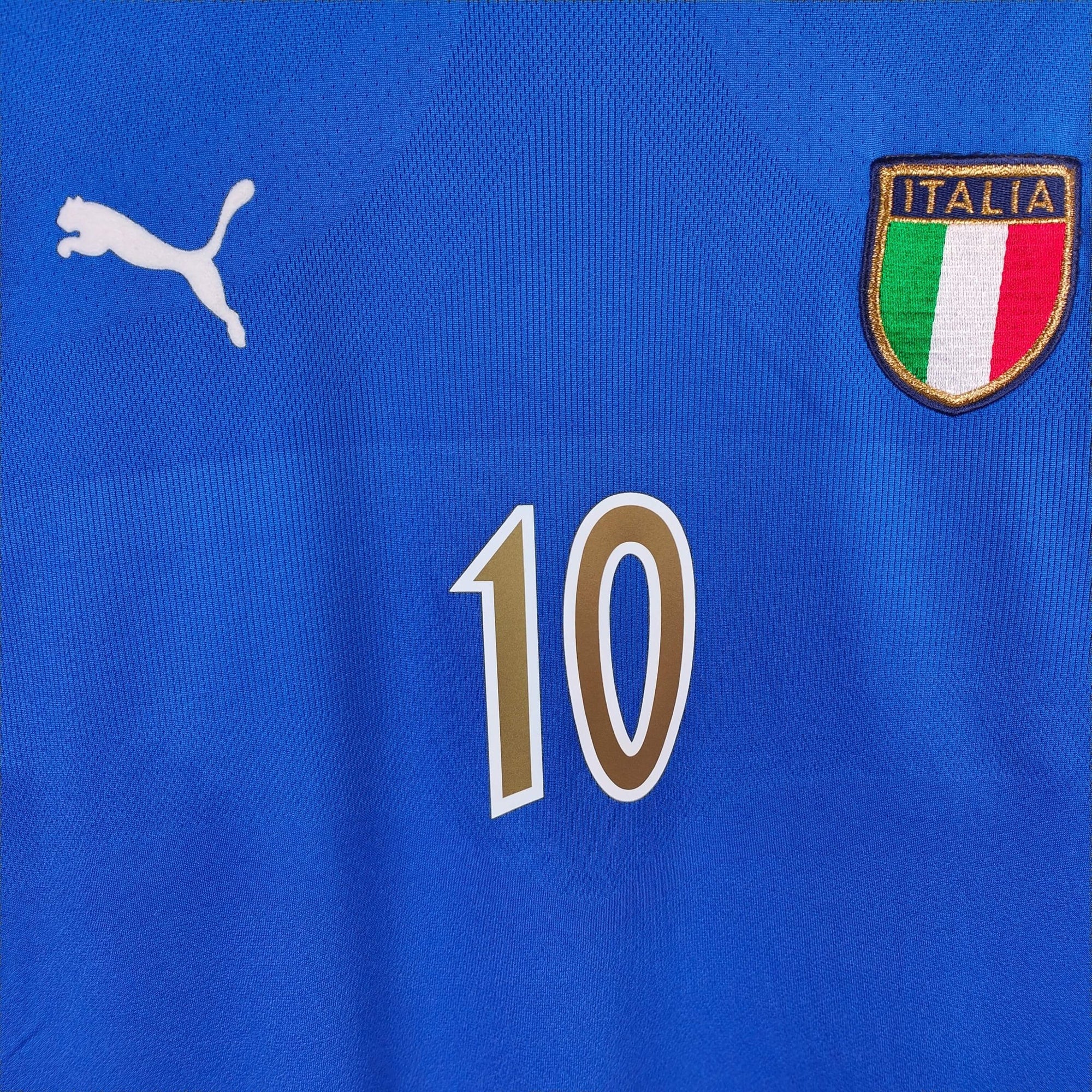 2003 - 04 Italy Home Shirt Totti 10 - 9/10 - (XXL) - Eternal Pitch