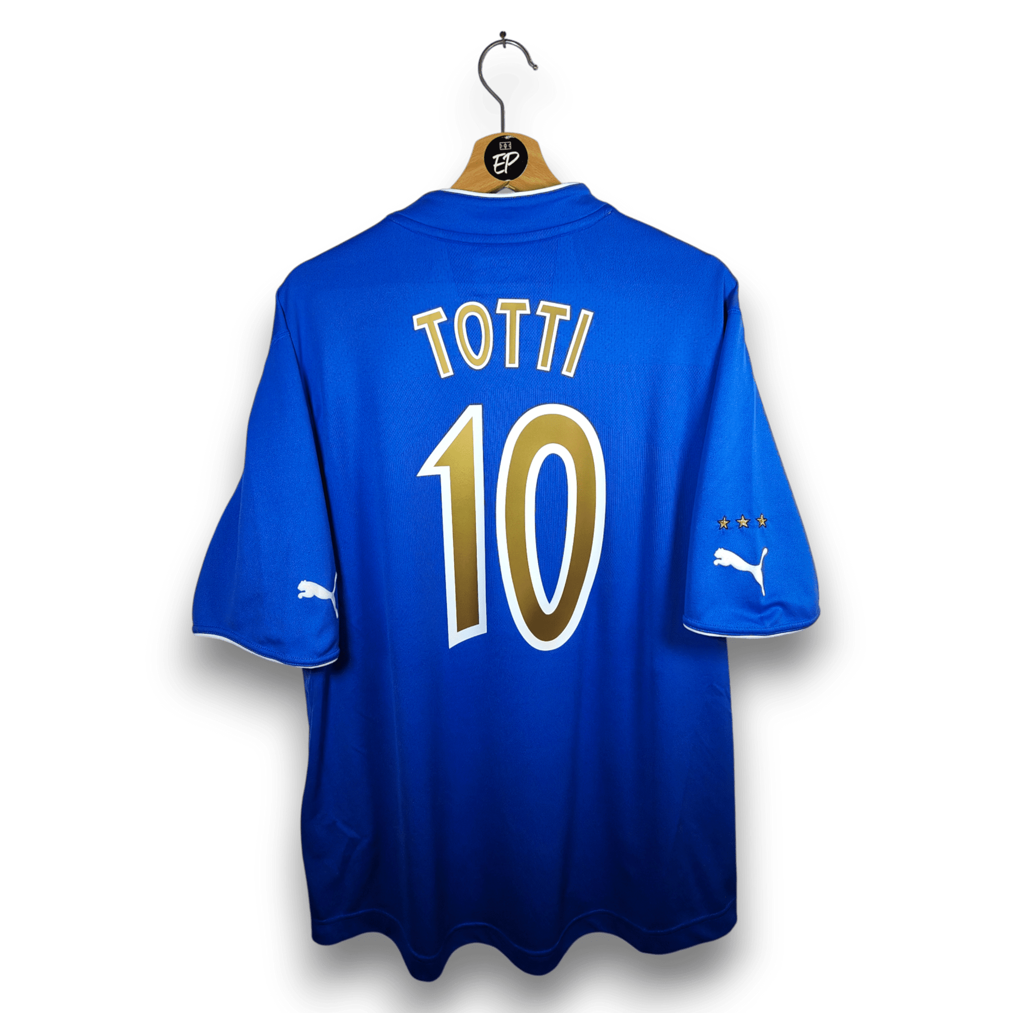 2003 - 04 Italy Home Shirt Totti 10 - 9/10 - (XXL) - Eternal Pitch