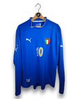 2003 - 04 Italy Player Version Home Shirt Totti LS 10 - 9/10 - (XL) - Eternal Pitch