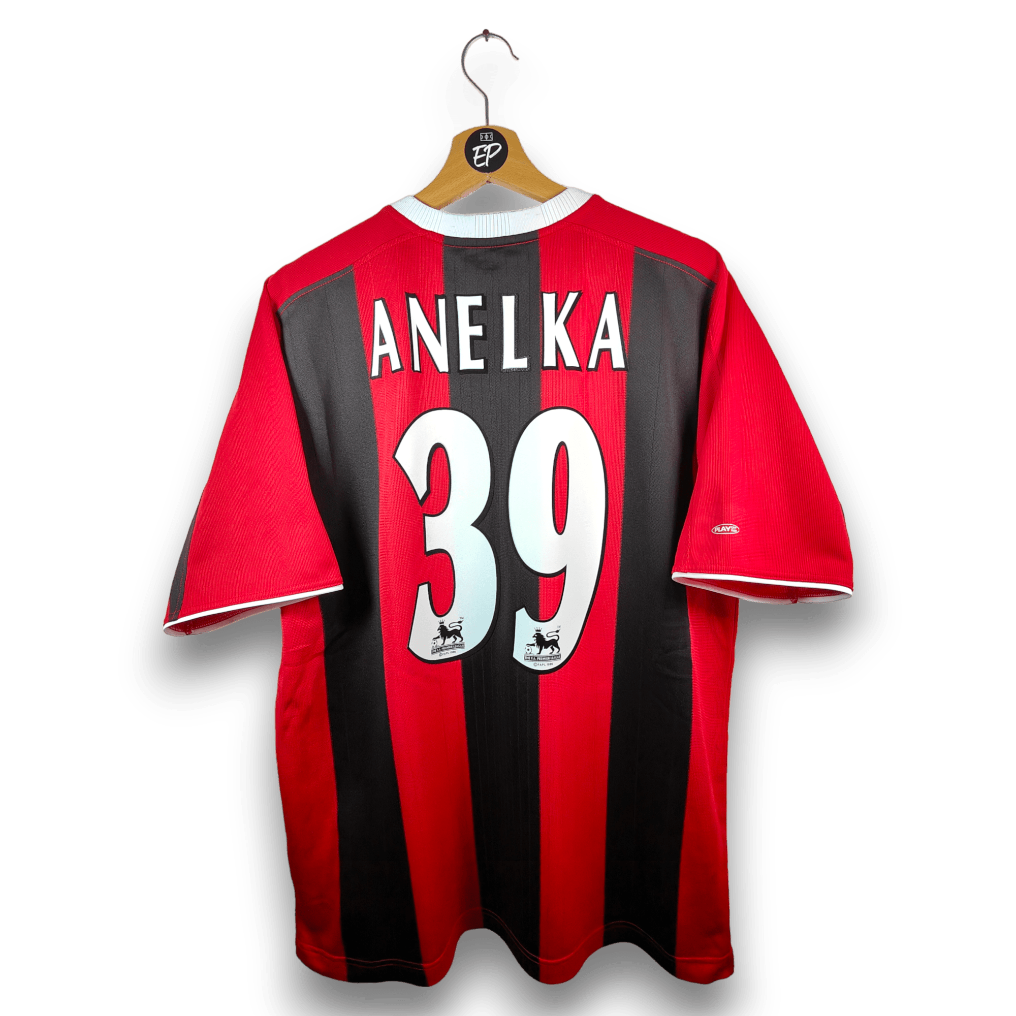 2003 - 04 Manchester City Away Shirt Anelka 39 - 9/10 - (L) - Eternal Pitch