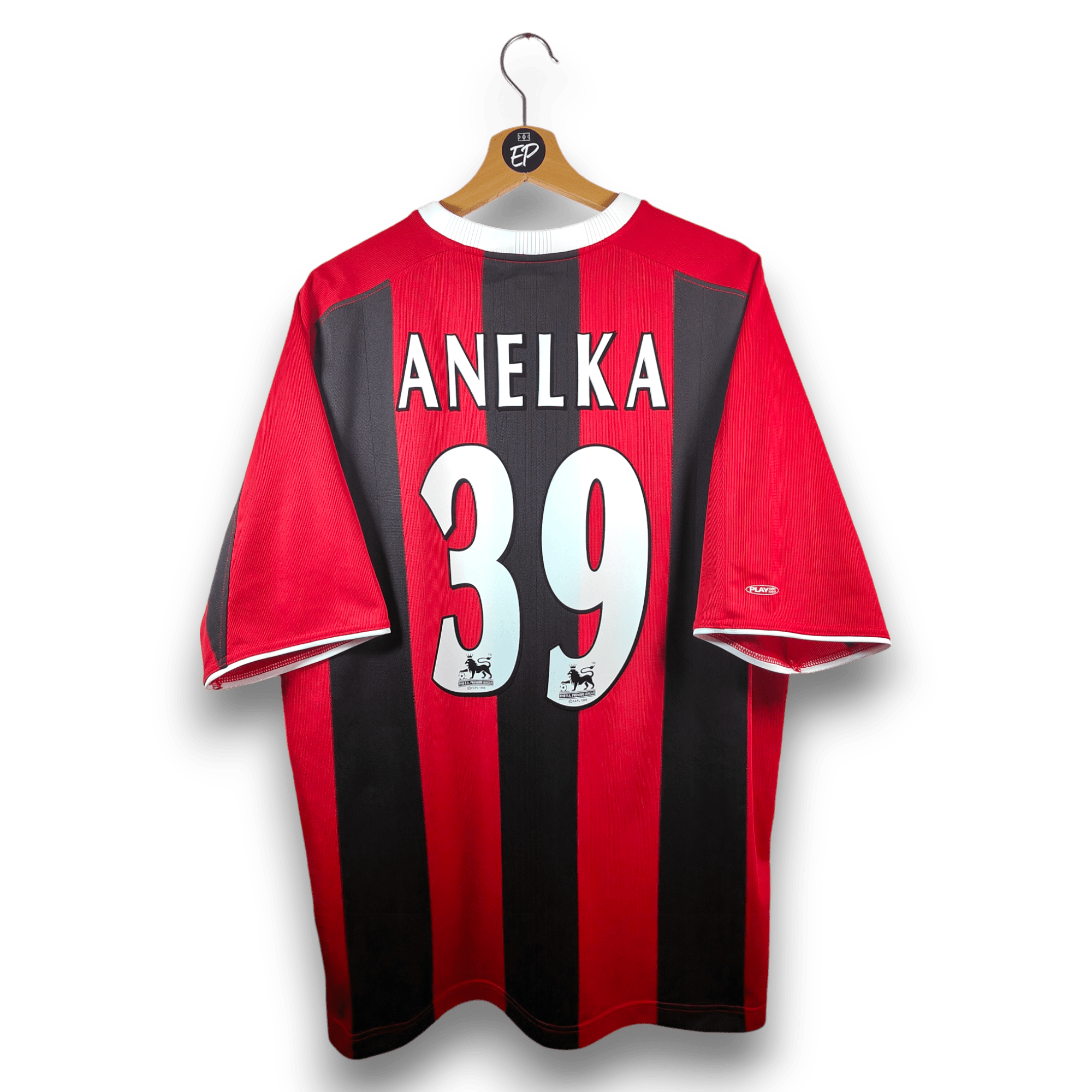 2003 - 04 Manchester City Away Shirt Anelka 39 - 9.5/10 - (XL) - Eternal Pitch