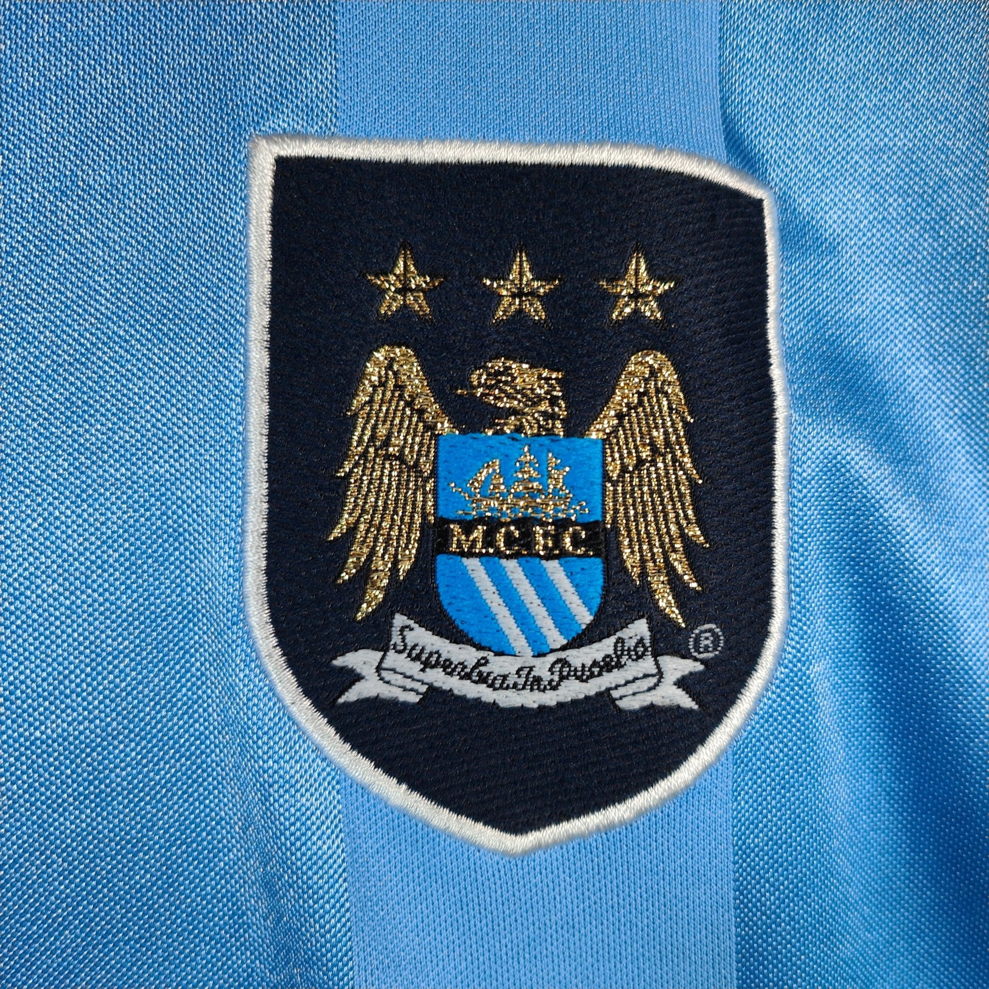 2003 - 04 Manchester City Home Shirt Anelka 39 - 8.5/10 - (XL) - Eternal Pitch