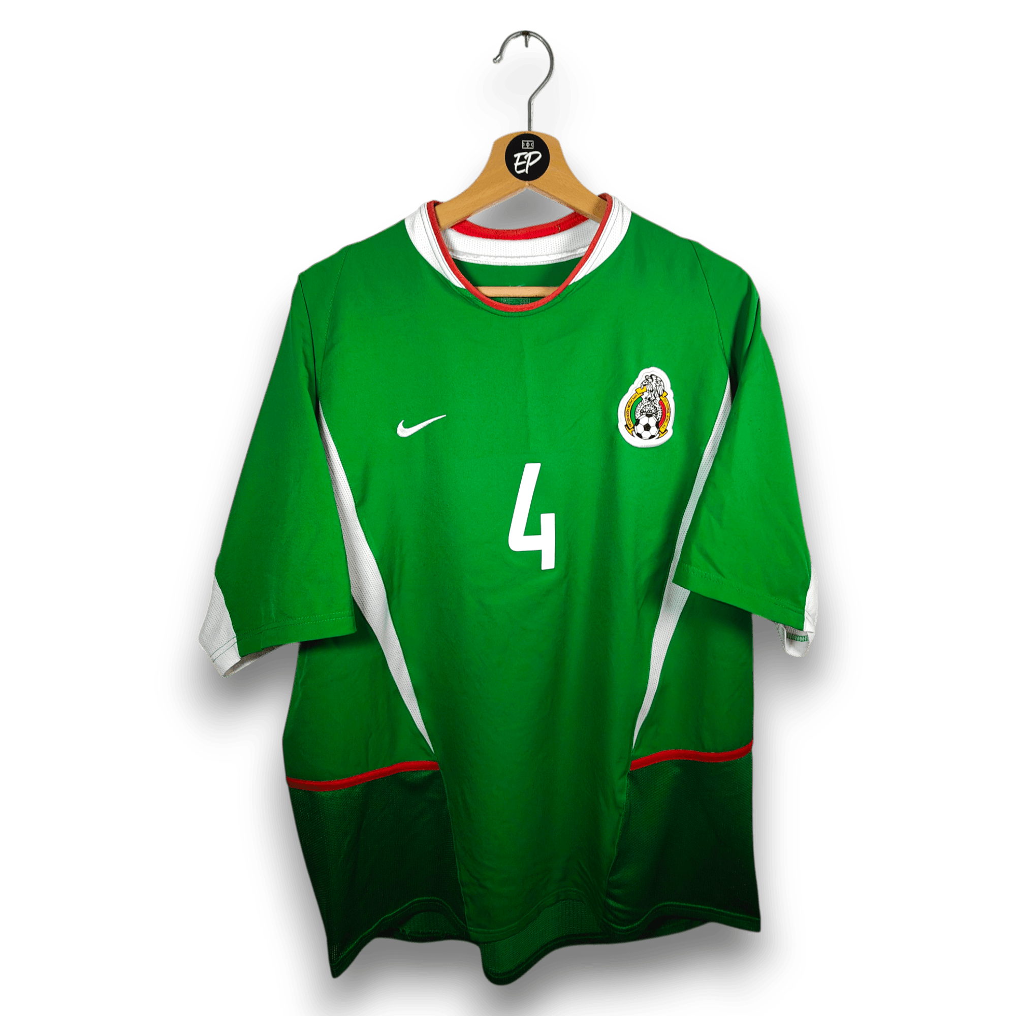 2003 - 04 Mexico Home Shirt Marquez 4 - 8.5/10 - (L) - Eternal Pitch