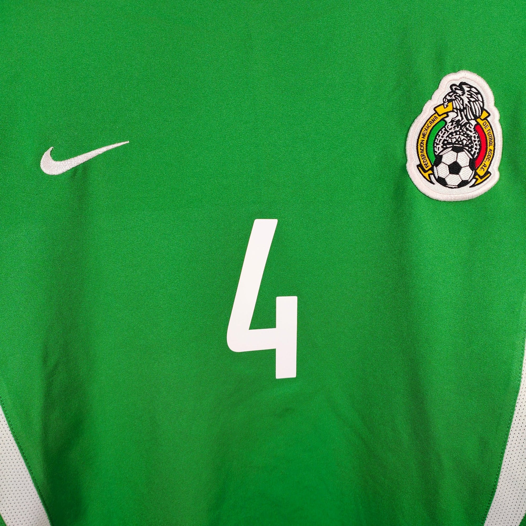 2003 - 04 Mexico Home Shirt Marquez 4 - 8.5/10 - (L) - Eternal Pitch