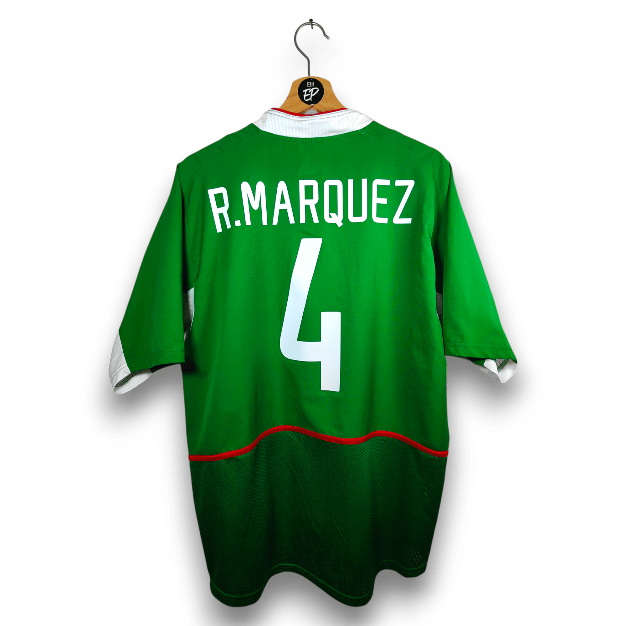 2003 - 04 Mexico Home Shirt Marquez 4 - 9.5/10 - (L) - Eternal Pitch