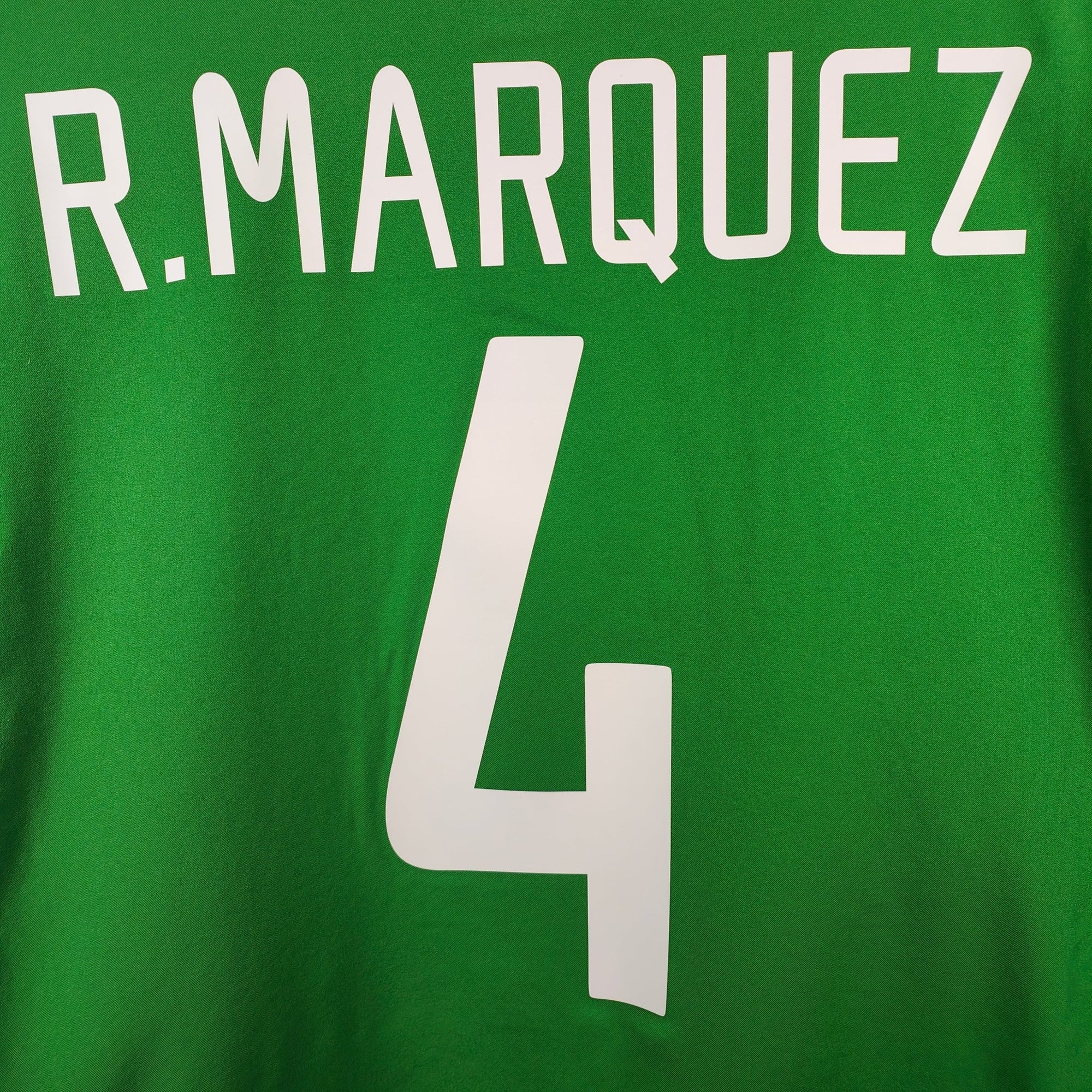 2003 - 04 Mexico Home Shirt Marquez 4 - 9.5/10 - (L) - Eternal Pitch