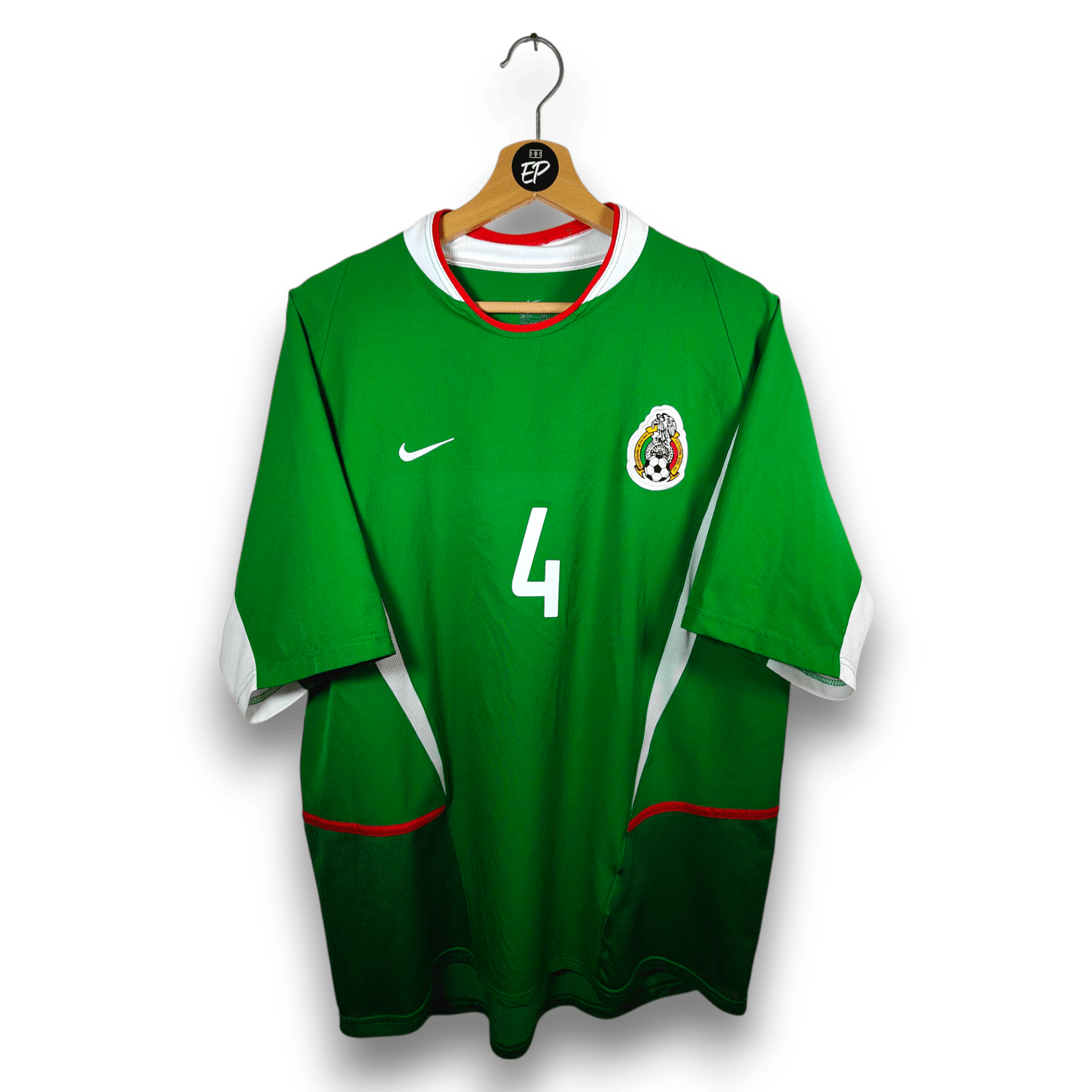 2003 - 04 Mexico Home Shirt Marquez 4 - 9.5/10 - (L) - Eternal Pitch