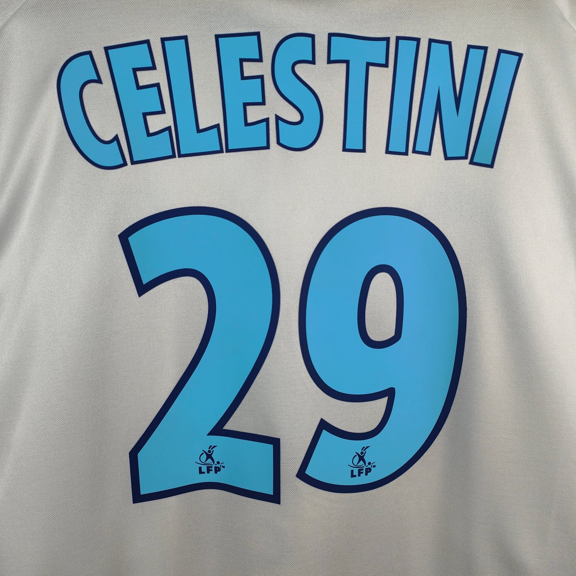 2003 - 04 Olympique Marseille Home Shirt Celestini 29 - 9.5/10 - (XL) - Eternal Pitch