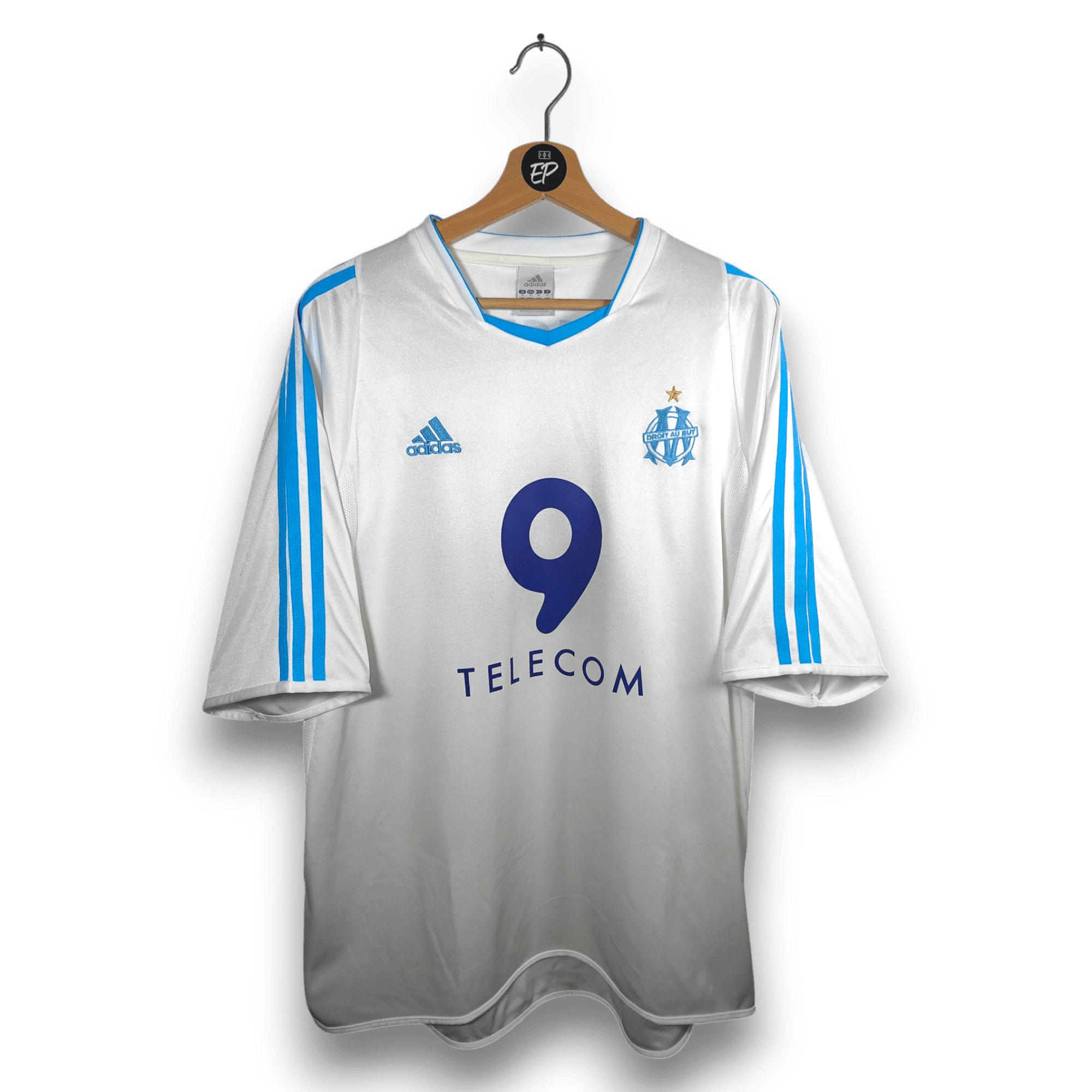 2003 - 04 Olympique Marseille Home Shirt Celestini 29 - 9.5/10 - (XL) - Eternal Pitch