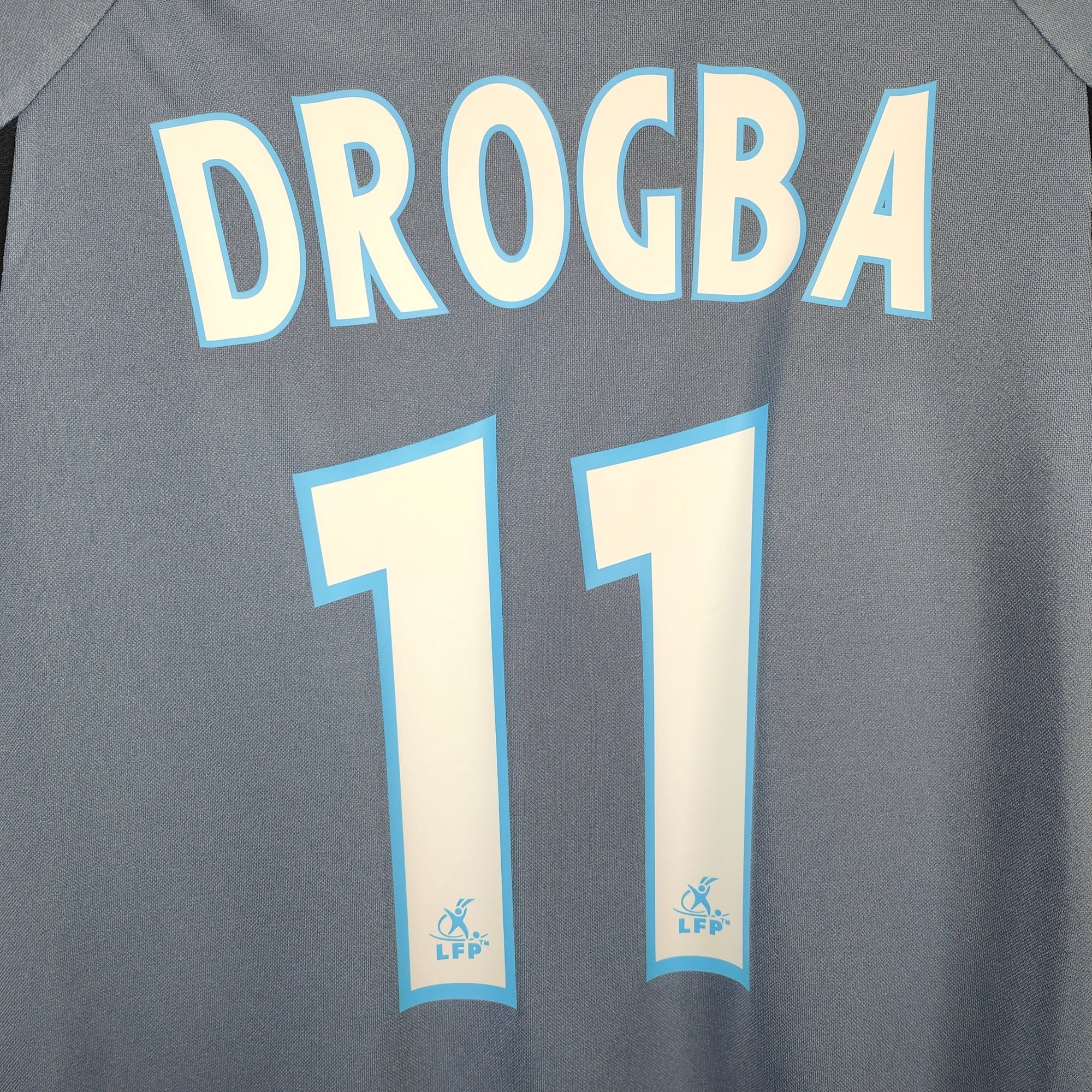 2003 - 04 Olympique Marseille Third Shirt Drogba 11 - 9.5/10 - (L) - Eternal Pitch
