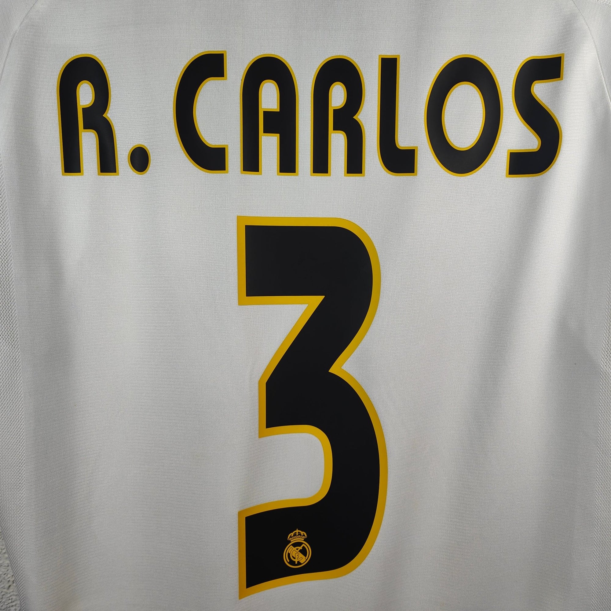 2003 - 04 Real Madrid Home Shirt Roberto Carlos 3 - 9.5/10 - (M) - Eternal Pitch