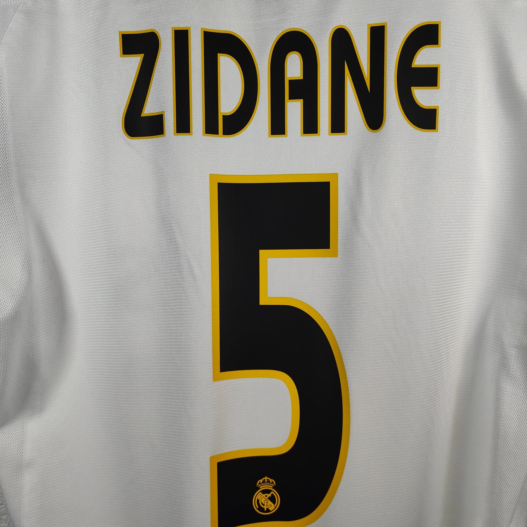 2003 - 04 Real Madrid Home Shirt Zidane 5 - 9.5/10 - (M) - Eternal Pitch