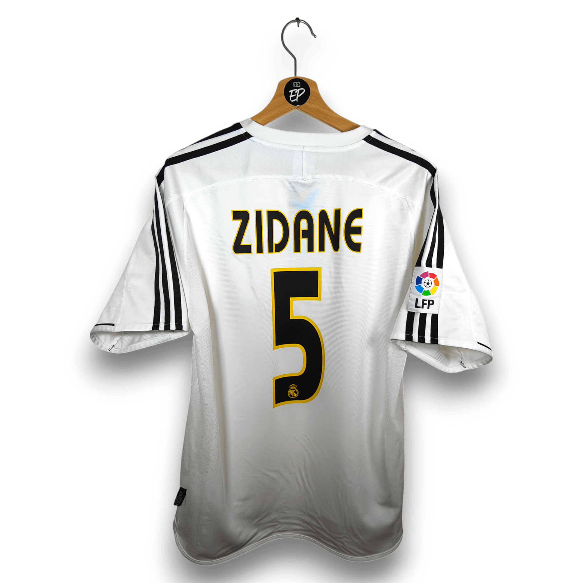 2003 - 04 Real Madrid Home Shirt Zidane 5 - 9.5/10 - (M) - Eternal Pitch