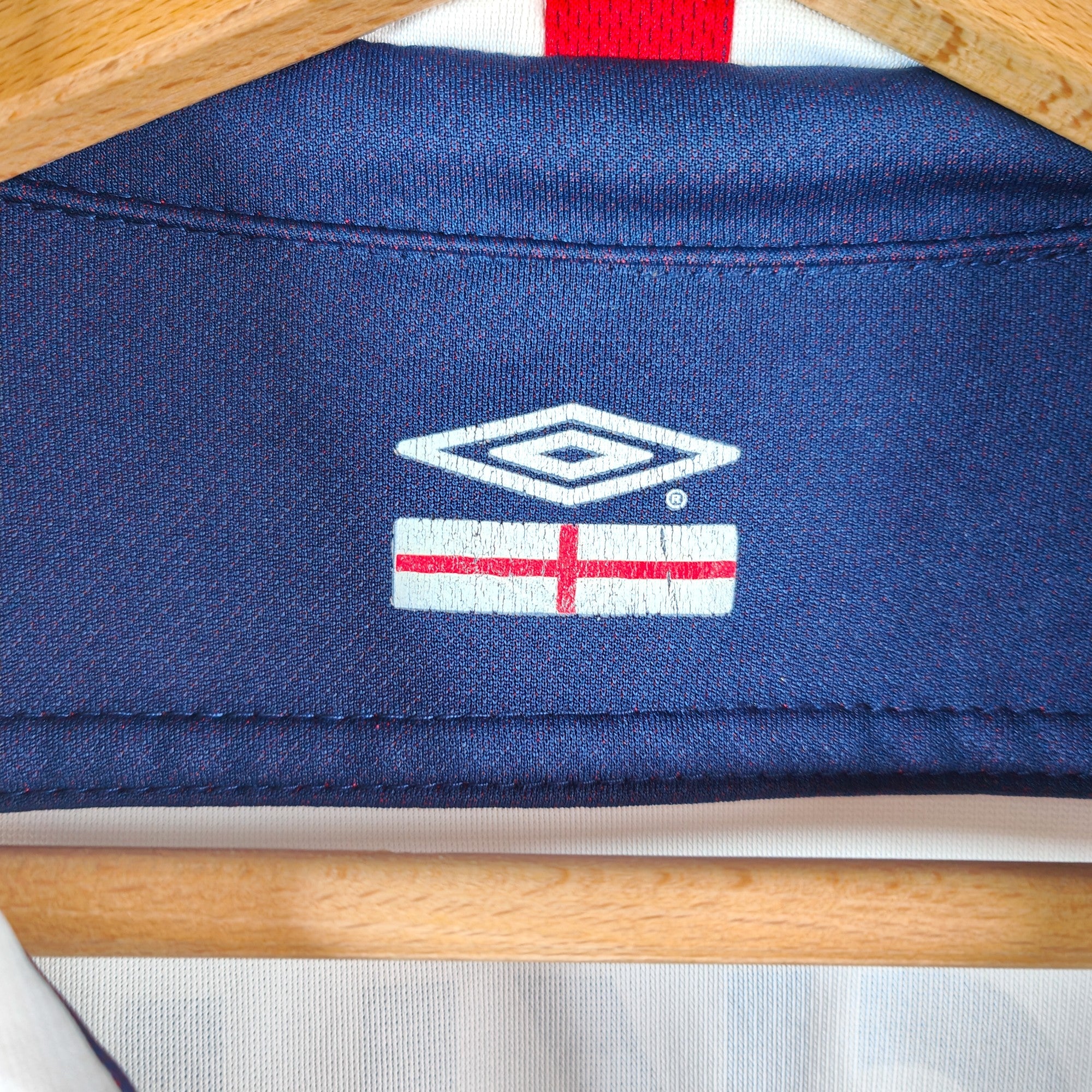 2003 - 05 England Home Shirt Beckham 7 - 8.5/10 - (M) - Eternal Pitch