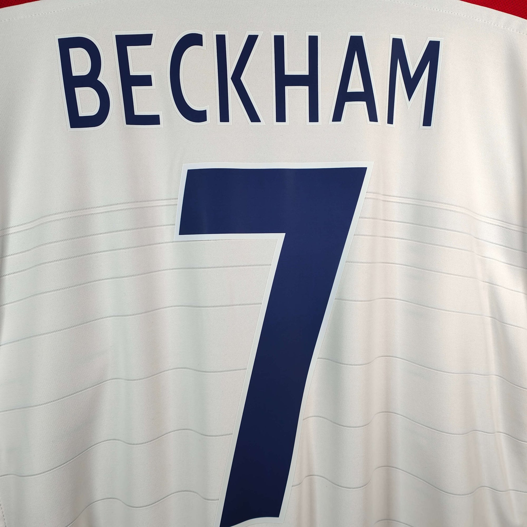 2003 - 05 England Home Shirt Beckham 7 - 9/10 - (XL) - Eternal Pitch