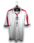 2003 - 05 England Home Shirt Beckham 7 - 9/10 - (XL) - Eternal Pitch