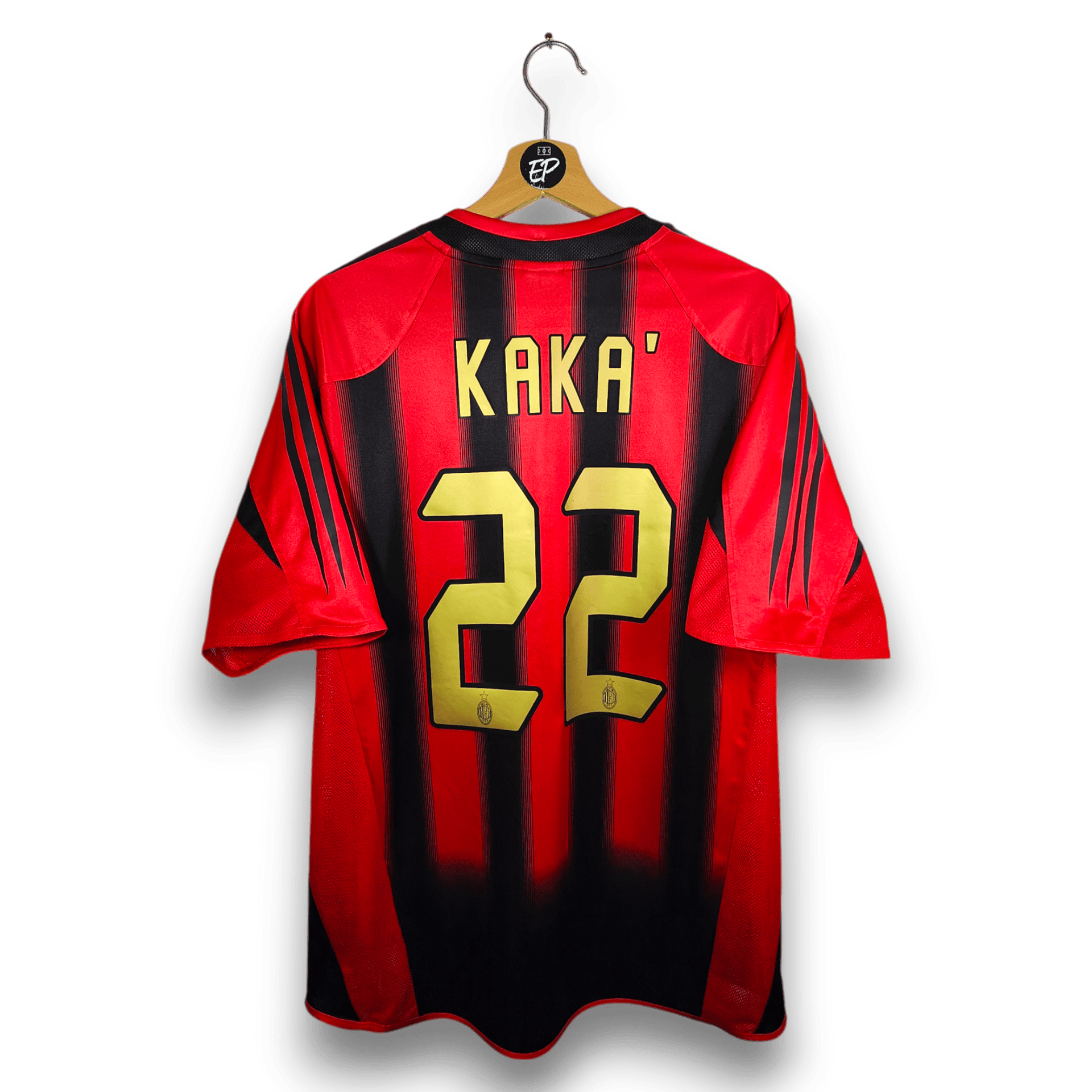 2004-05 AC Milan Home Shirt Kaka #22 - 7.5/10 - (L) – 369572
