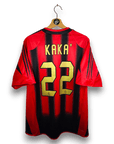 2004 - 05 AC Milan Home Shirt Kaka 22 - 7.5/10 - (L) - Eternal Pitch