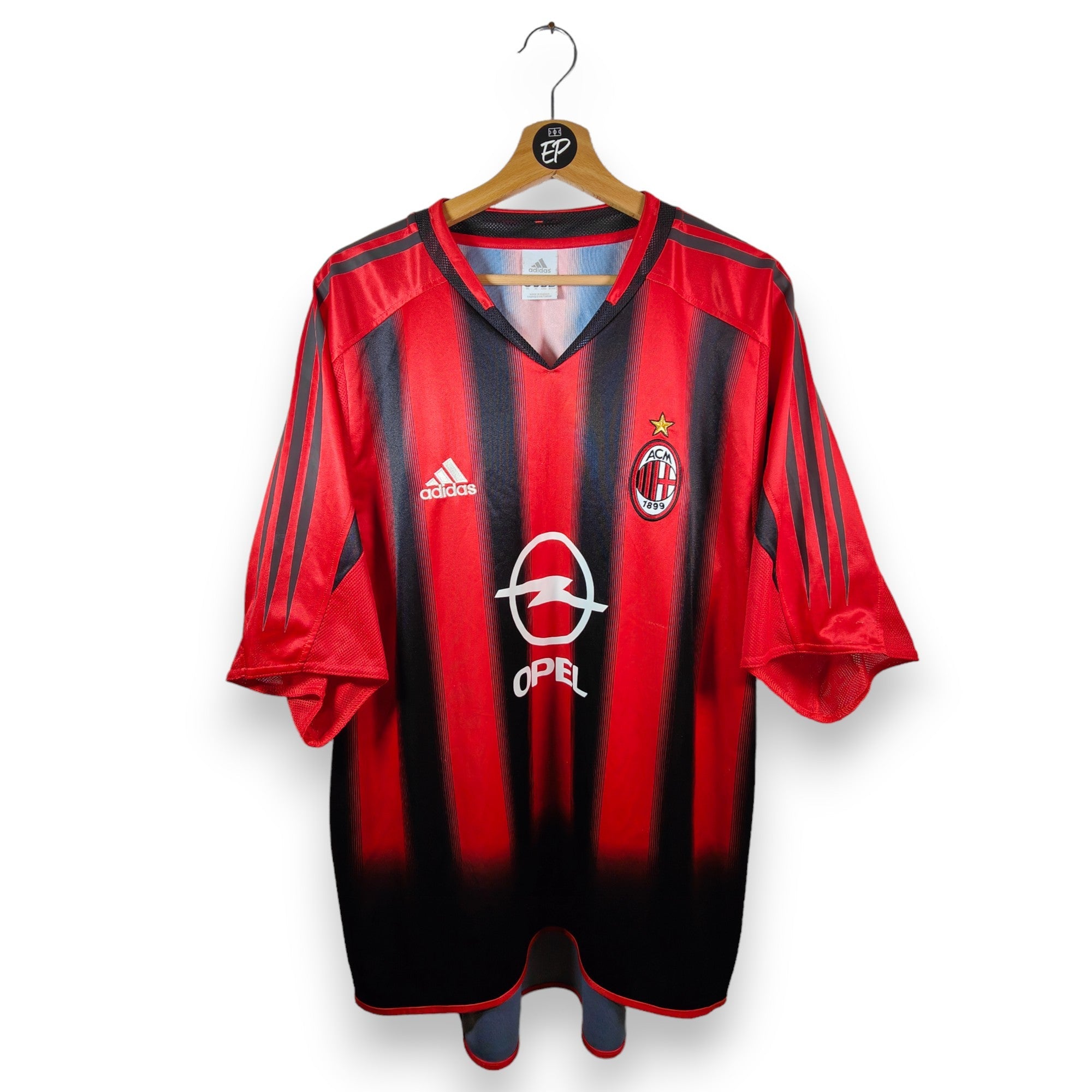 2004 - 05 AC Milan Home Shirt Kaka 22 (XL) - Eternal Pitch