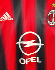 2004 - 05 AC Milan Home Shirt Shevchenko 7 - 8.5/10 - (S) - Eternal Pitch
