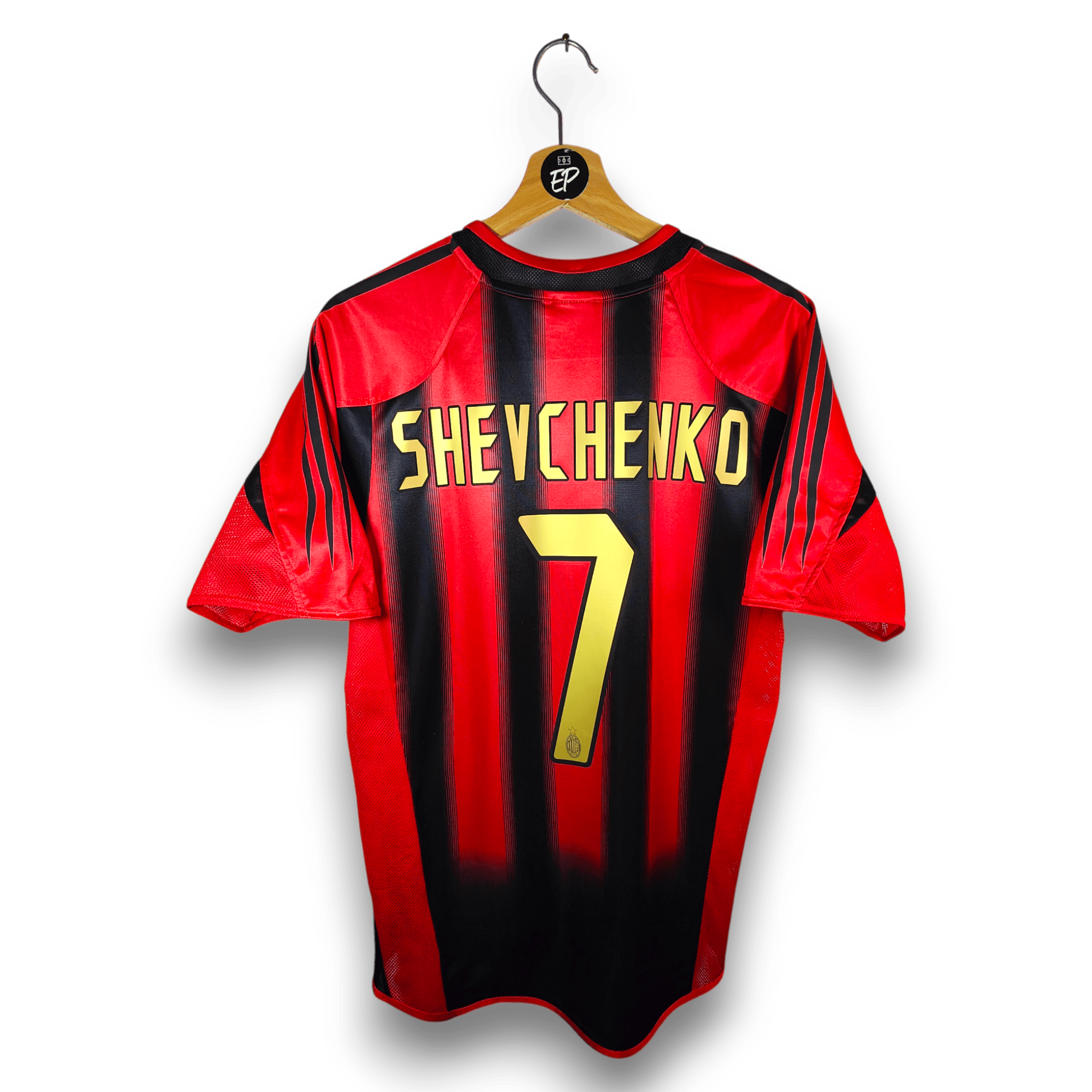 2004 - 05 AC Milan Home Shirt Shevchenko 7 - 8.5/10 - (S) - Eternal Pitch