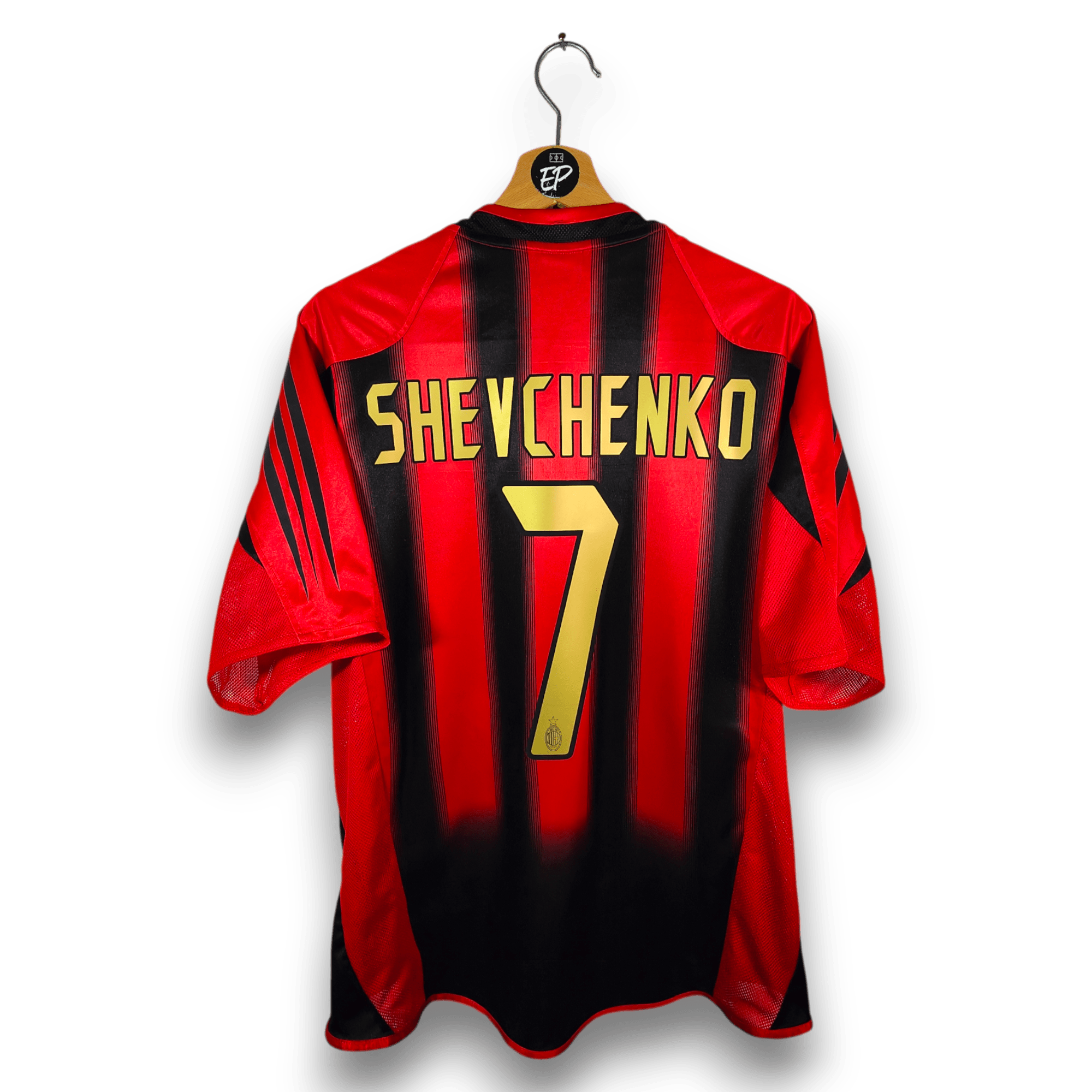 2004 - 05 AC Milan Home Shirt Shevchenko 7 - 9.5/10 - (M) - Eternal Pitch