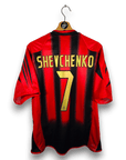 2004 - 05 AC Milan Home Shirt Shevchenko 7 - 9.5/10 - (M) - Eternal Pitch