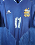 2004 - 05 Argentina Away Shirt Tevez 11 - 8.5/10 - (L) - Eternal Pitch