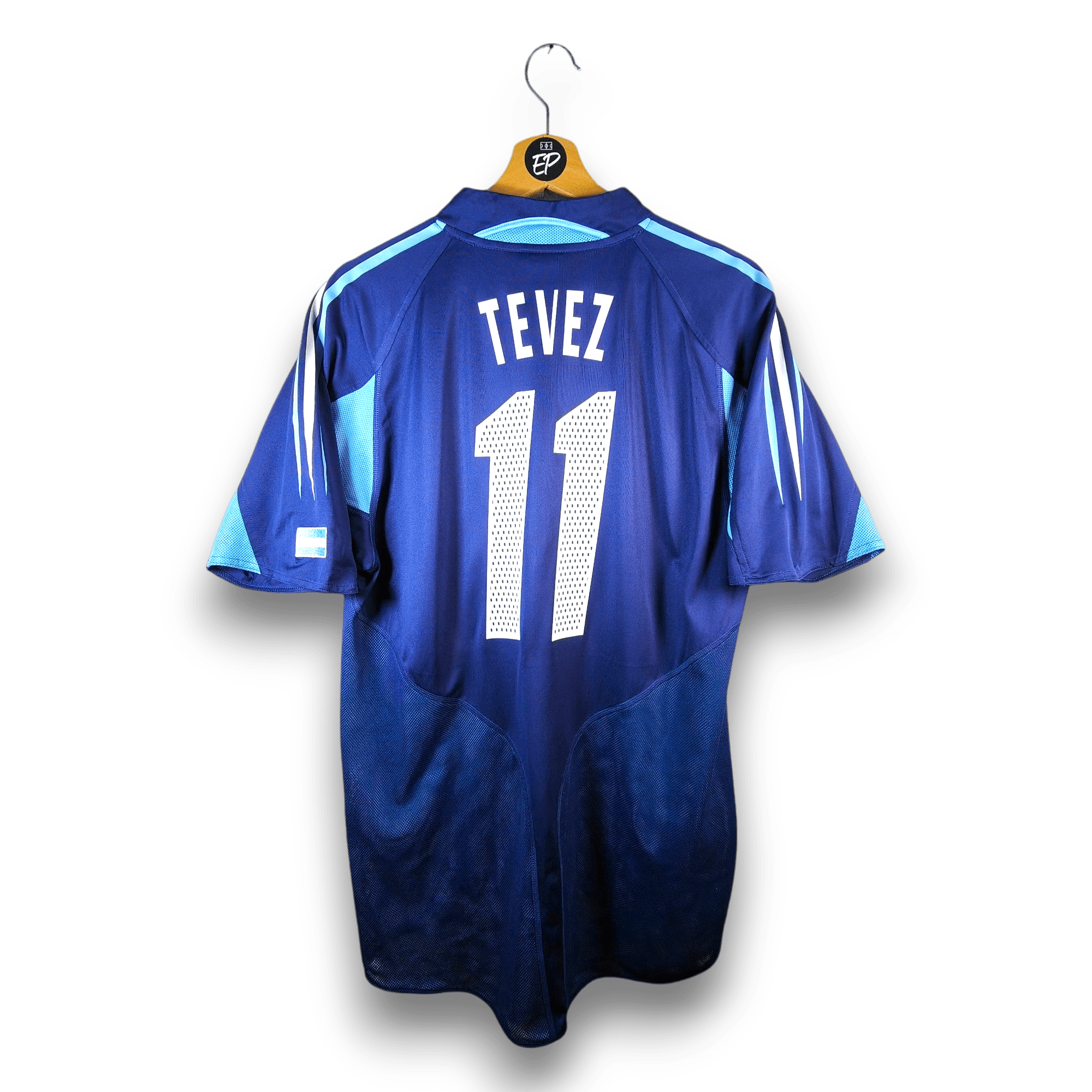 2004 - 05 Argentina Away Shirt Tevez 11 - 8.5/10 - (L) - Eternal Pitch