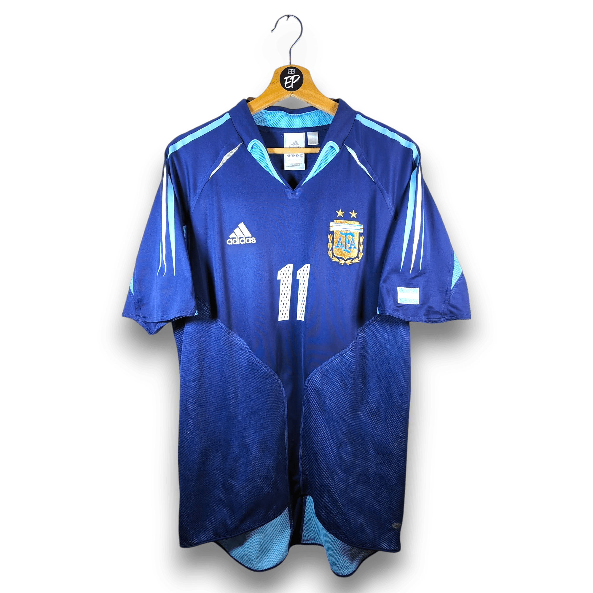 2004 - 05 Argentina Away Shirt Tevez 11 - 8.5/10 - (L) - Eternal Pitch