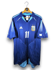 2004 - 05 Argentina Away Shirt Tevez 11 - 8.5/10 - (L) - Eternal Pitch