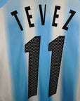 2004 - 05 Argentina Home Shirt Tevez 11 - 9/10 - (L) - Eternal Pitch